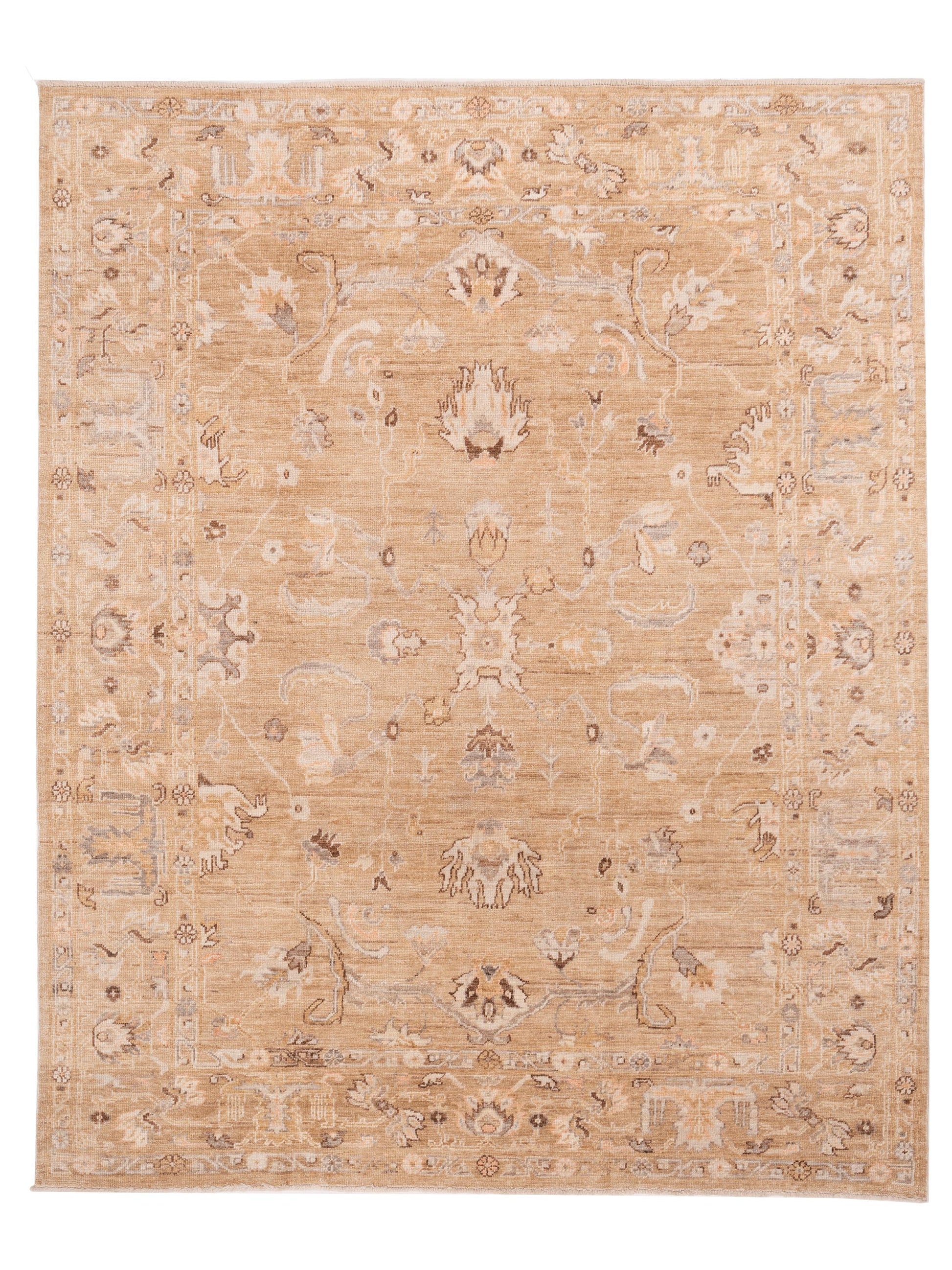 Anadol Angora Oushak  Gold Gold Traditional
