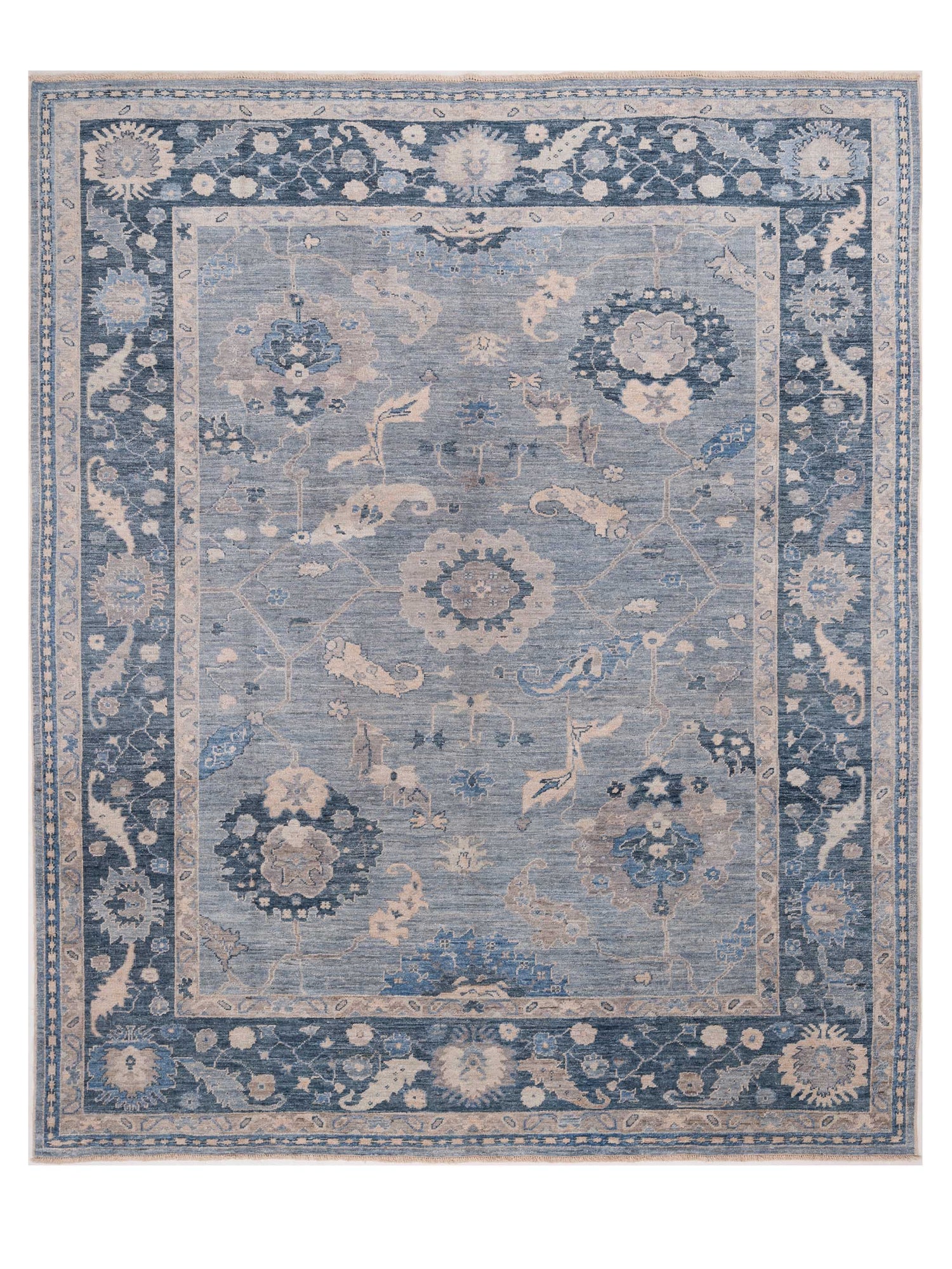 Anadol Angora Oushak  Blue Blue Traditional