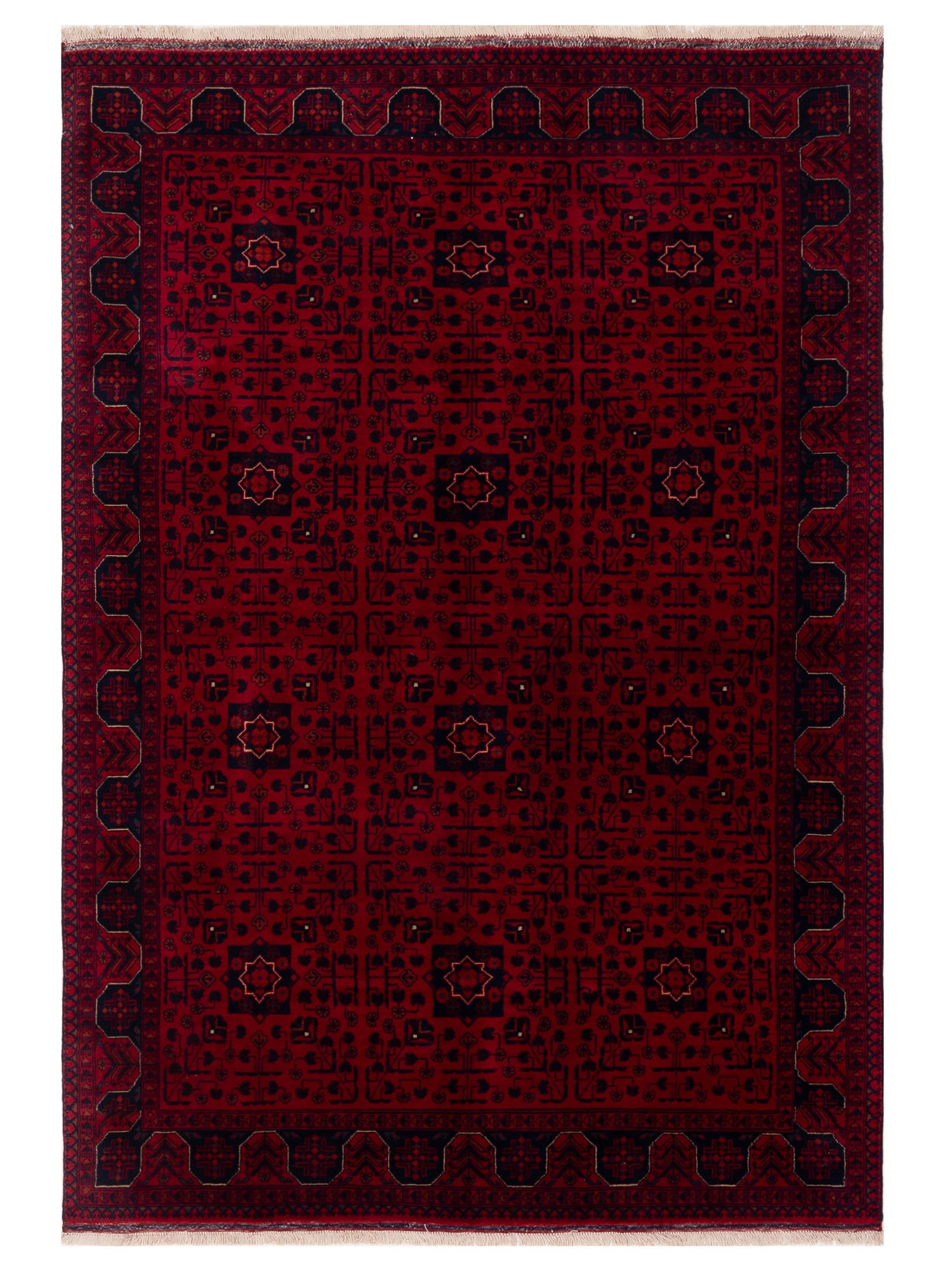Nomad Afghan Belcik  Red Navy Tribal