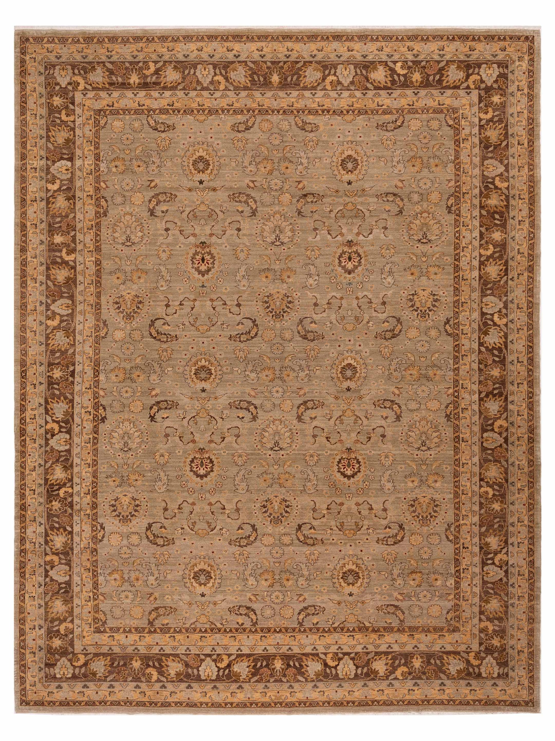 Pasha Karya  Green Brown Traditional