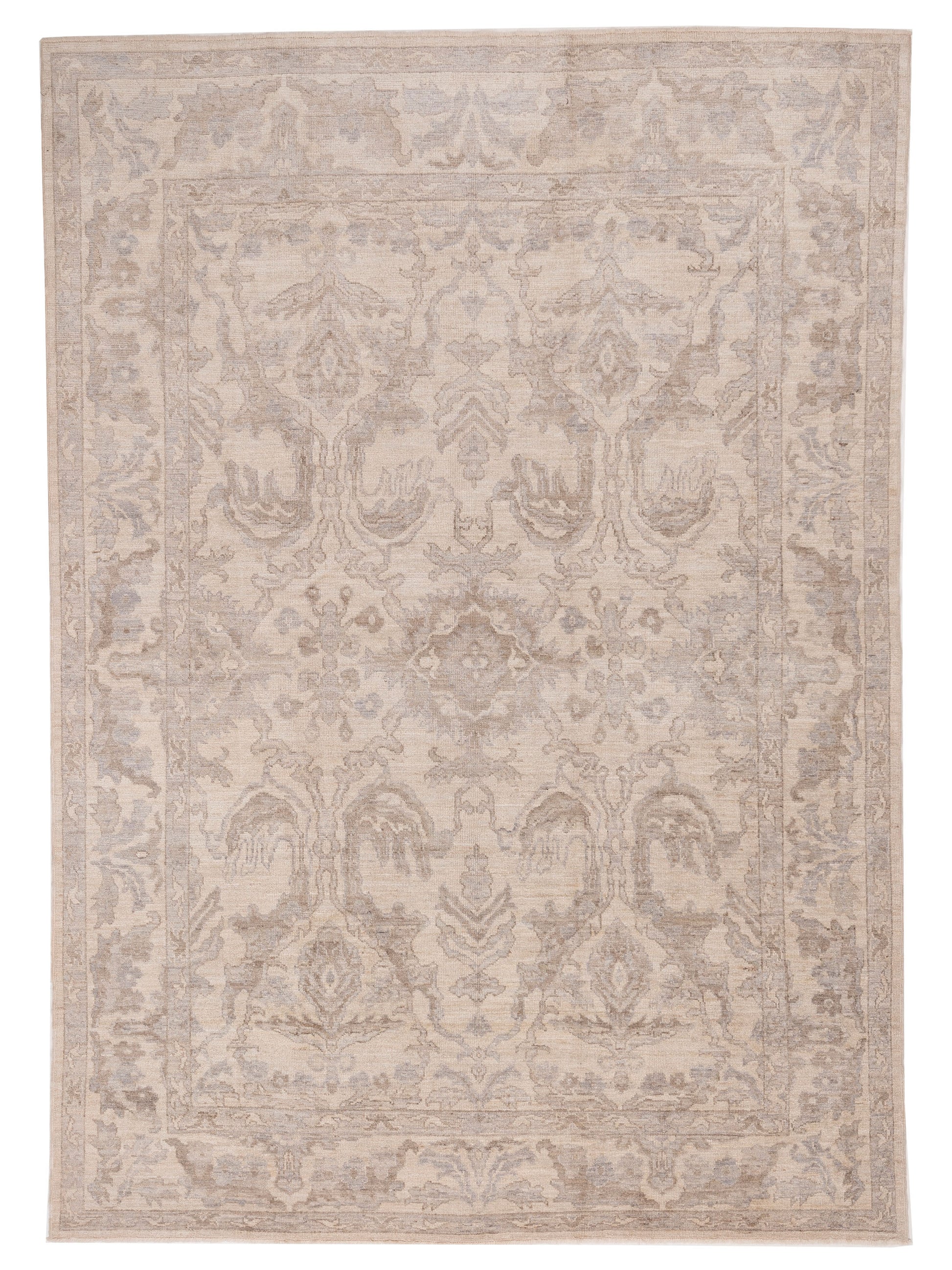 Anadol Angora Oushak  Ivory Ivory Traditional