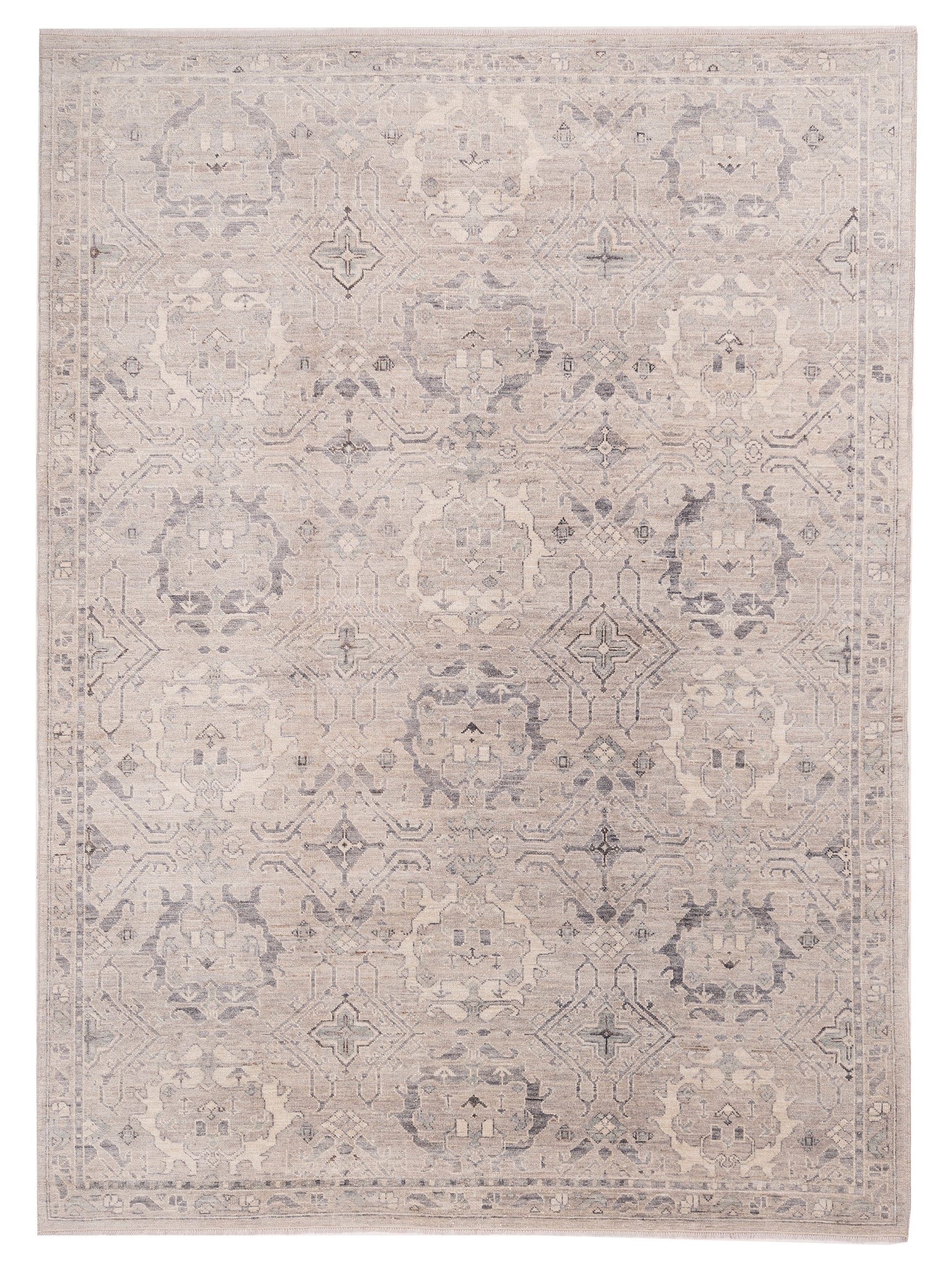 Anadol Angora Oushak  Silver Gray Traditional