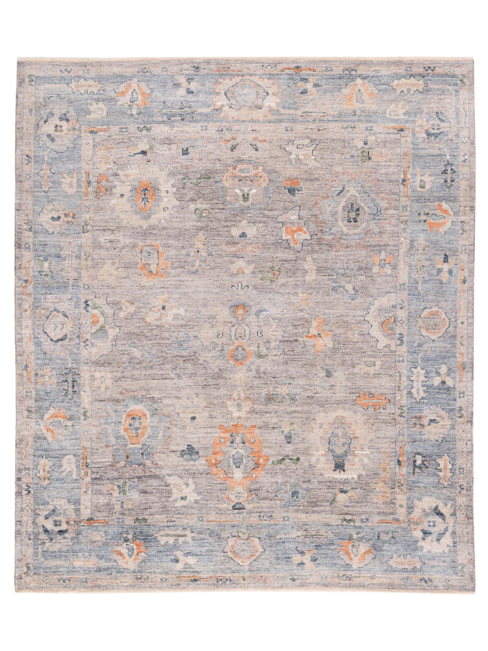 Anadol Angora Oushak  Gray Blue Traditional