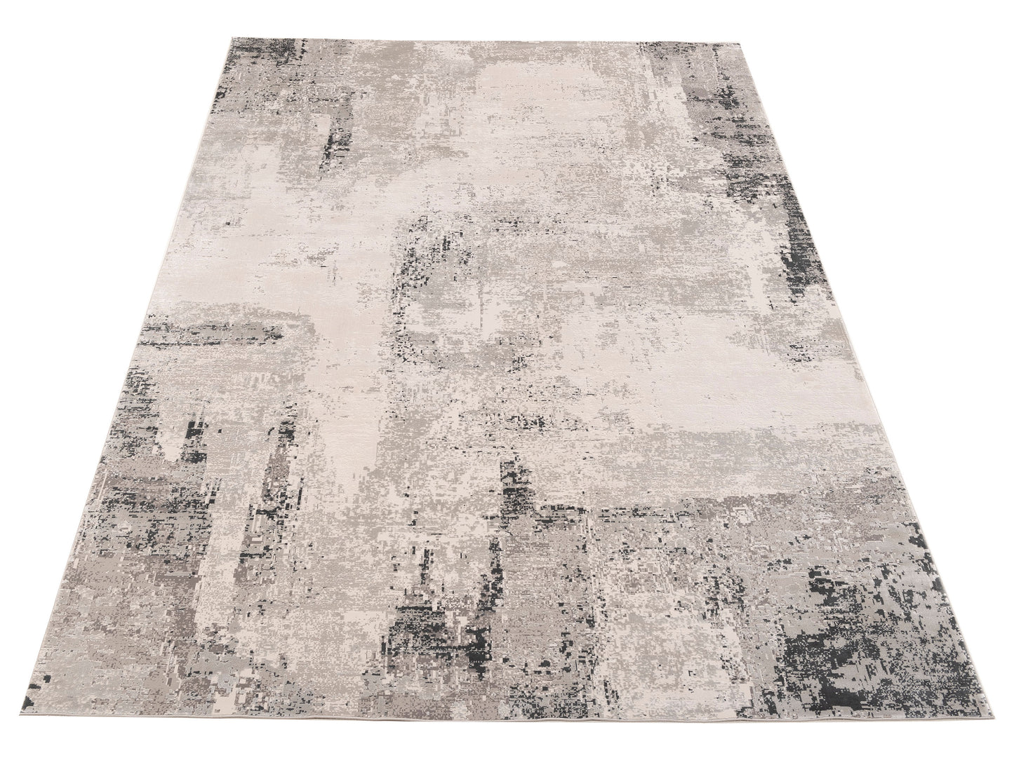 Palermo 153804 Ivory Gray 8x11 Machine Made Rug