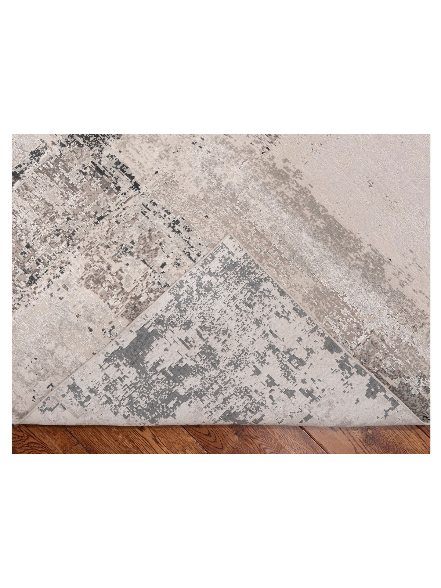 Palermo 153804 Ivory Gray 8x11 Machine Made Rug