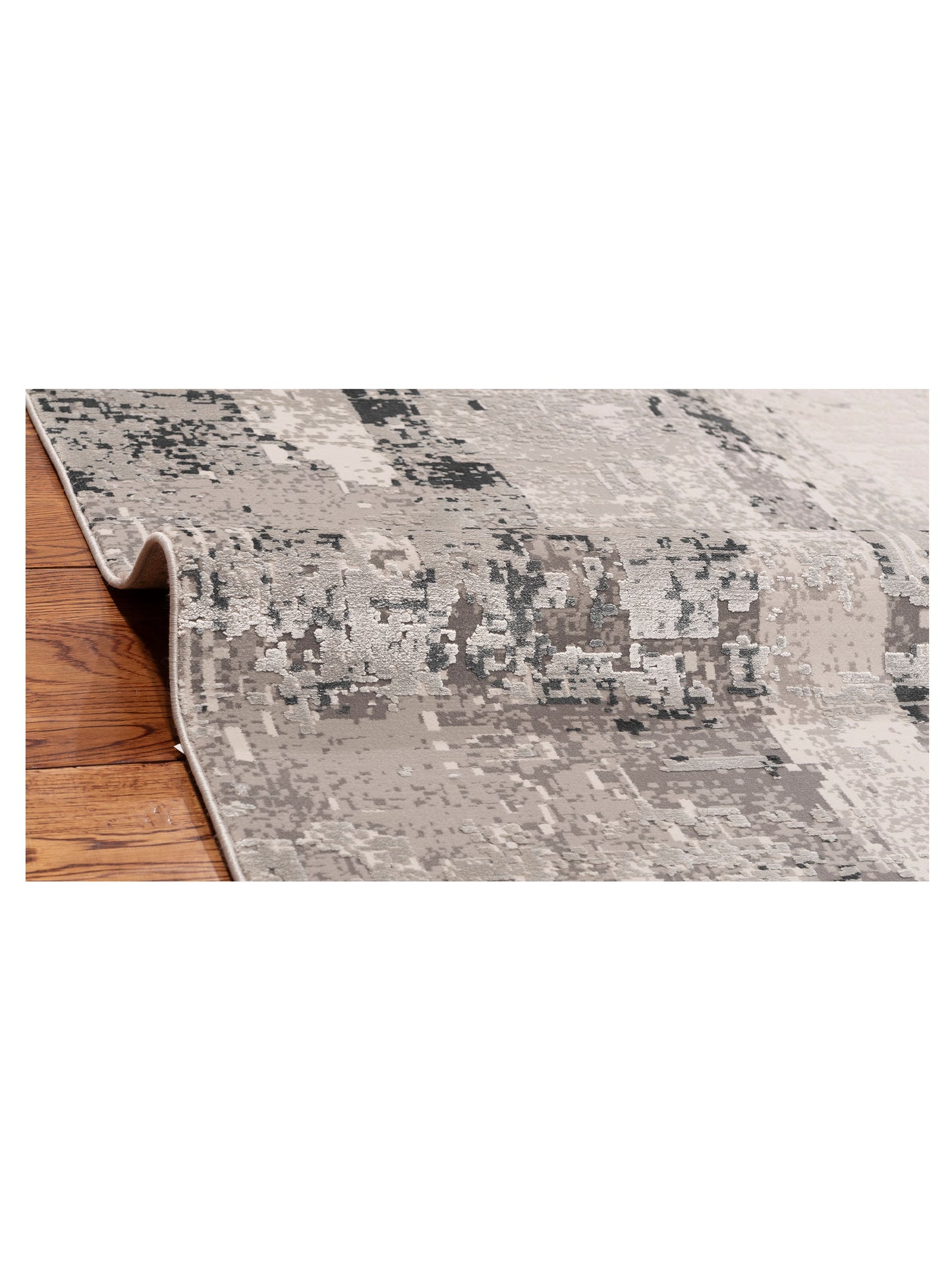 Palermo 153804 Ivory Gray 8x11 Machine Made Rug