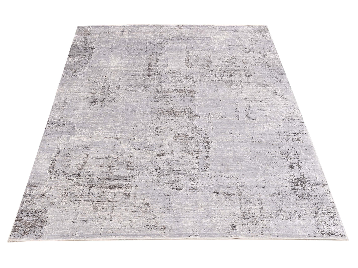 Palermo 153815 Silver Gray 8x10 Machine Made Rug