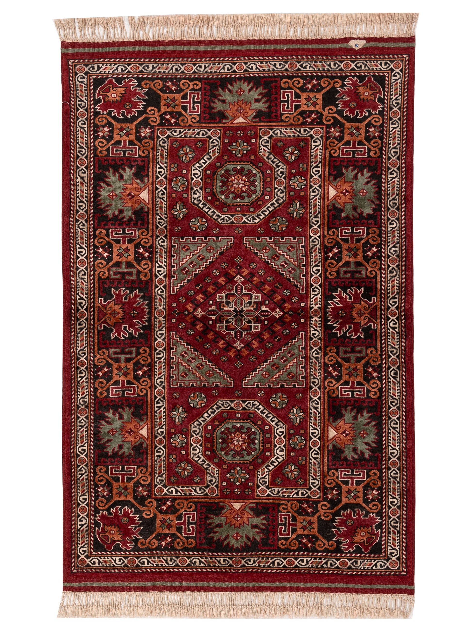 Pasha Turkish Shirwan  Red Black Transitional