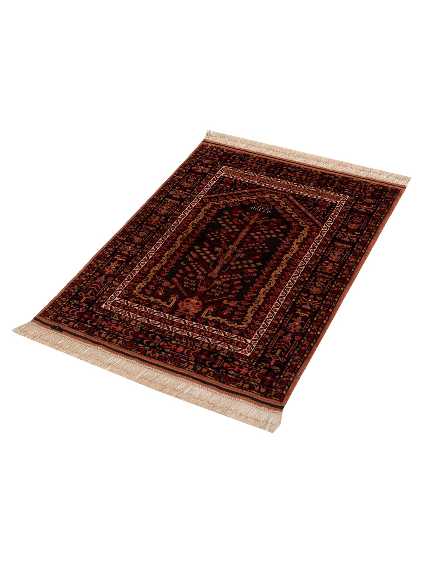 Turkish Shirwan 154049 Black Black 4.1x5.6 Hand Knotted Rug