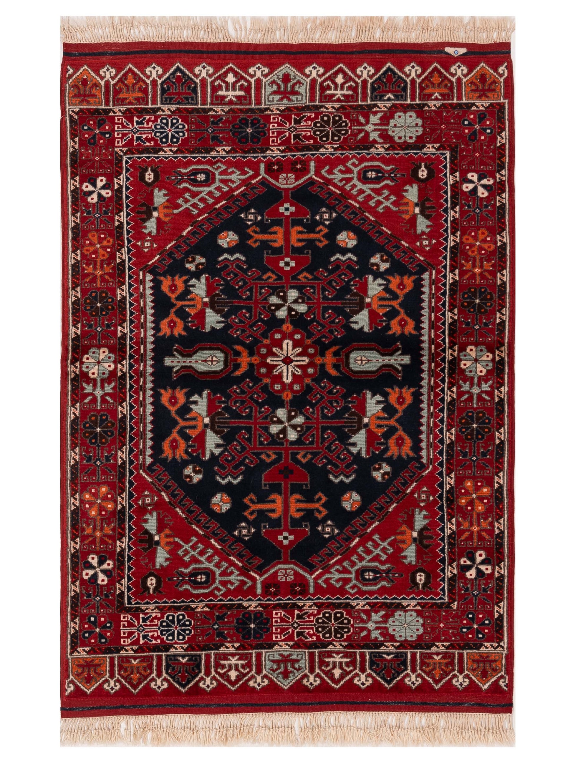 Pasha Turkish Shirwan  Black Red Transitional
