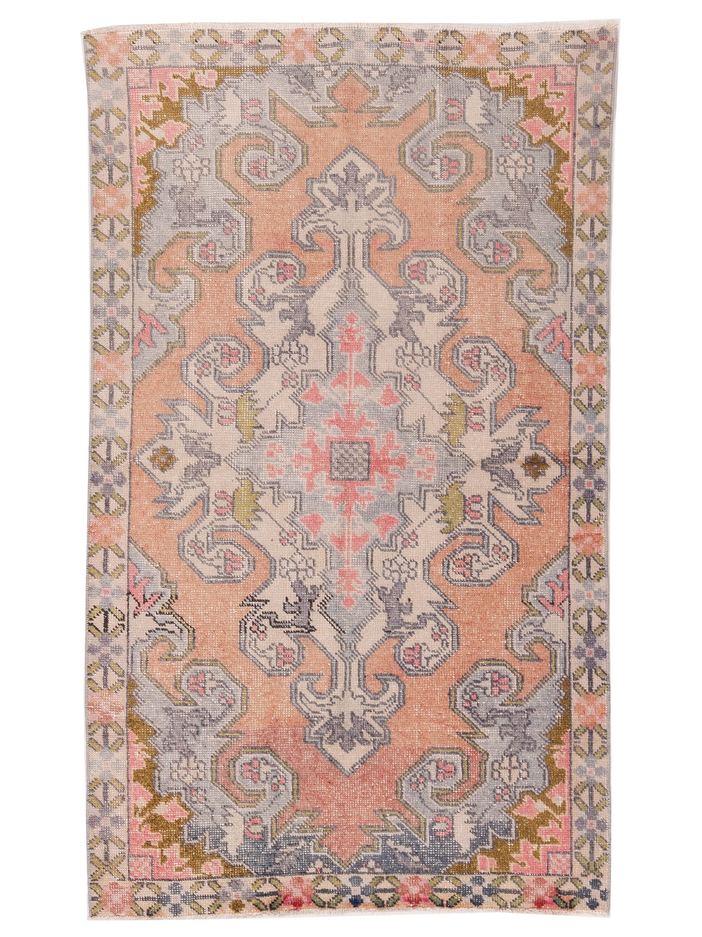 Pasha Old Anatolian  Orange Beige Transitional