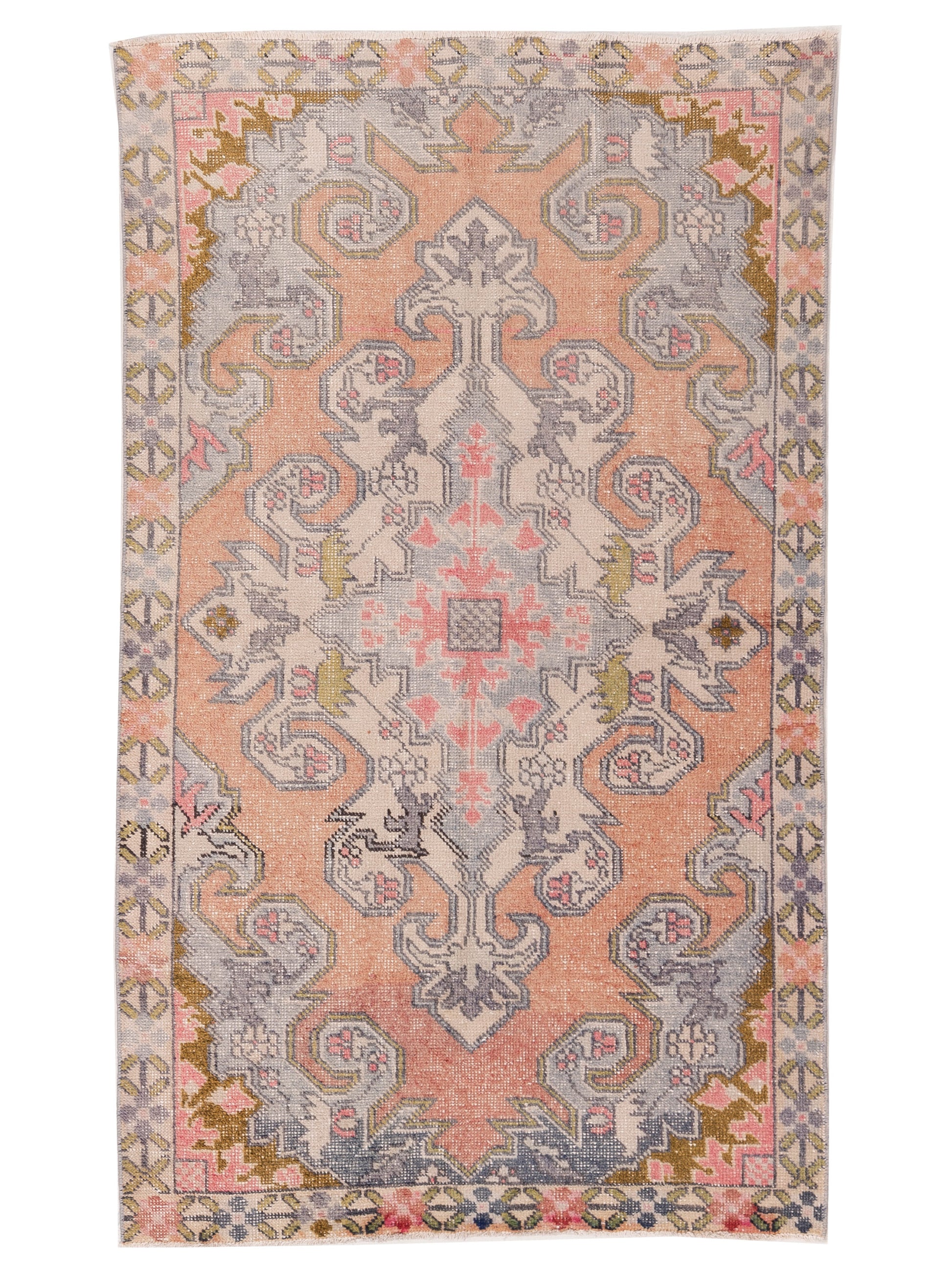 Pasha Old Anatolian  Orange Beige Transitional