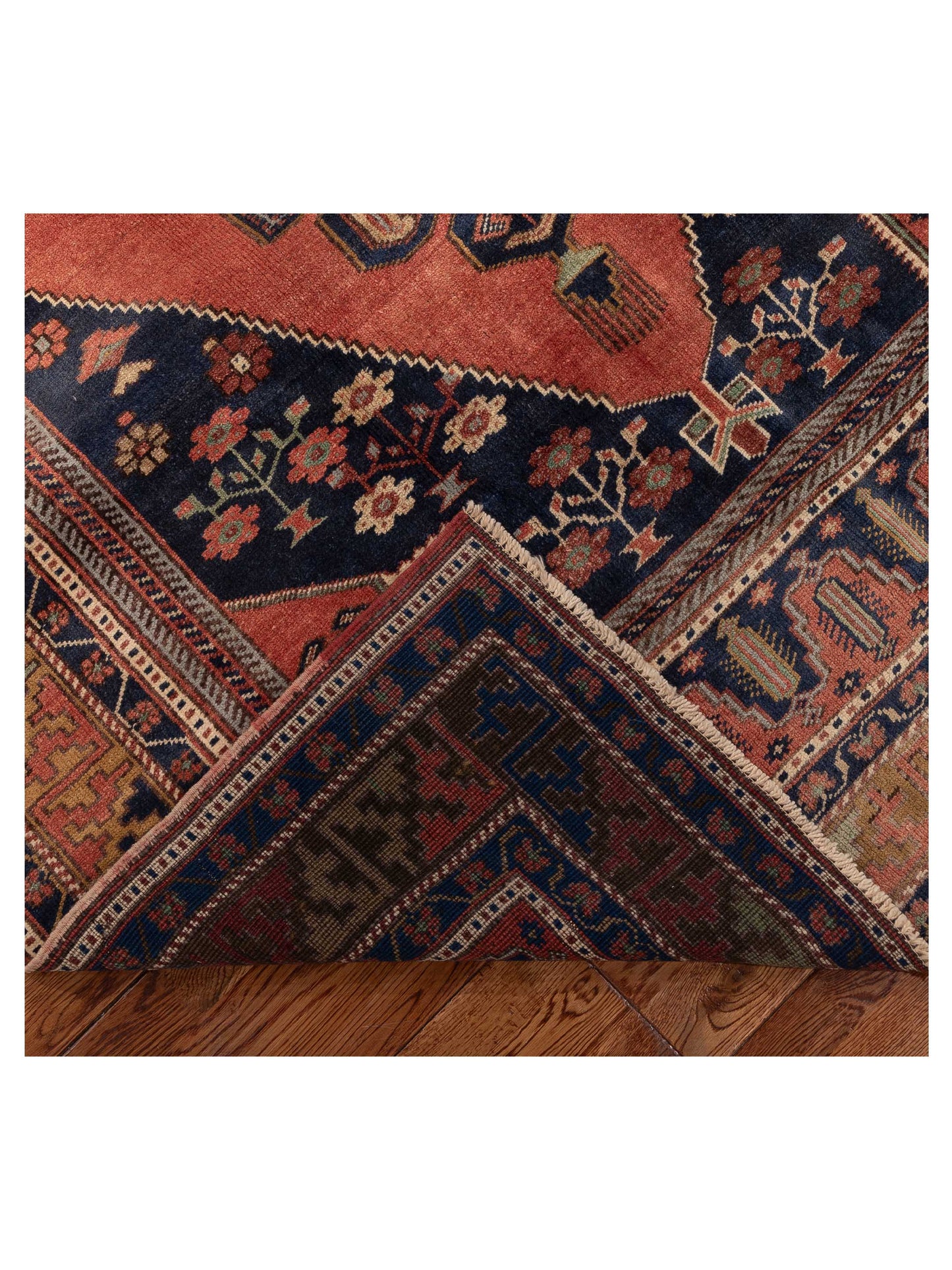 Old Anatolian 154135 Rust Brown 5.3x9.7 Hand Knotted Rug