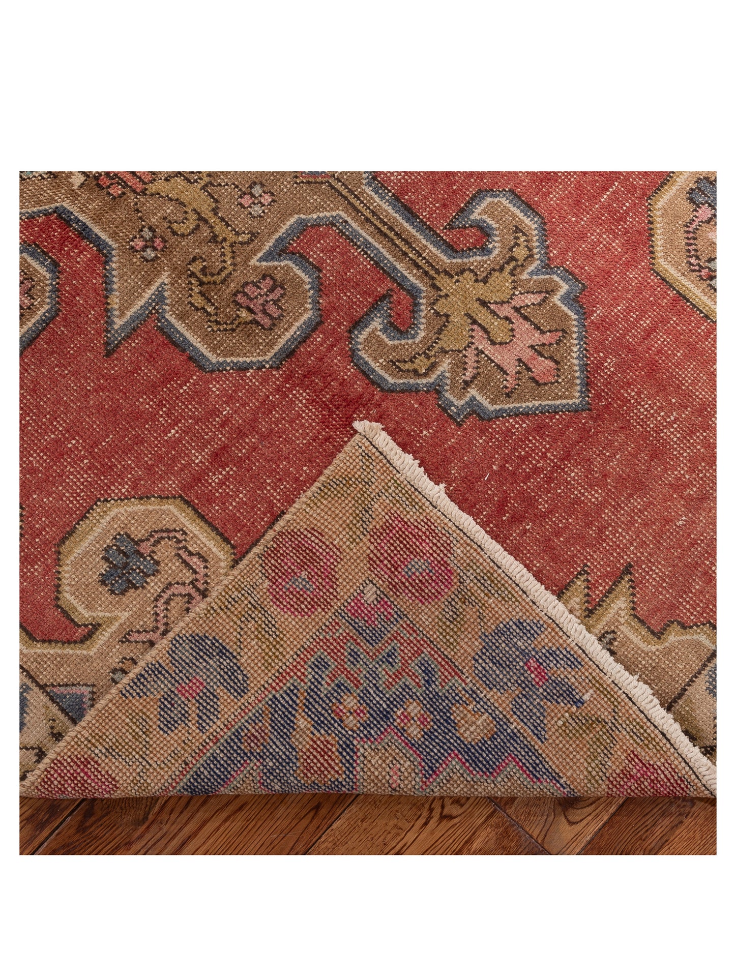 Old Anatolian 154141 Red Beige 4.7x7.9 Hand Knotted Rug