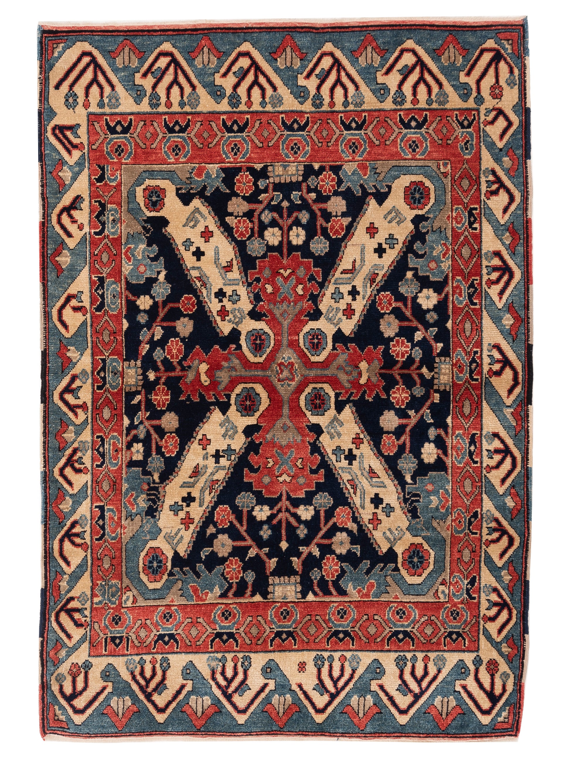 Pasha Turkish Shirwan  Navy Blue Transitional
