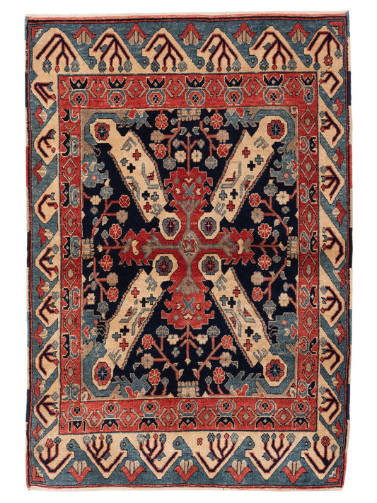 Pasha Turkish Shirwan  Navy Blue Transitional