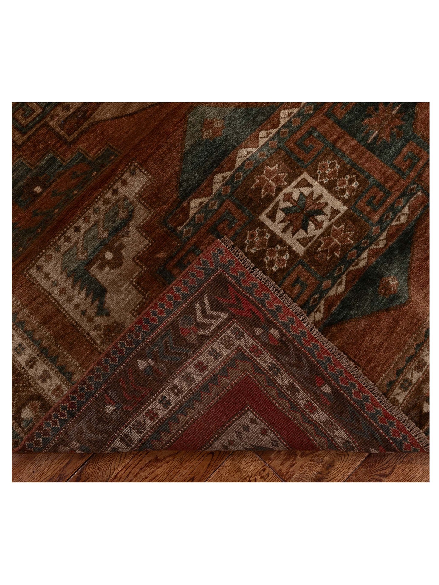 Old Anatolian 154170 Brown Brown 5.1x8.5 Hand Knotted Rug