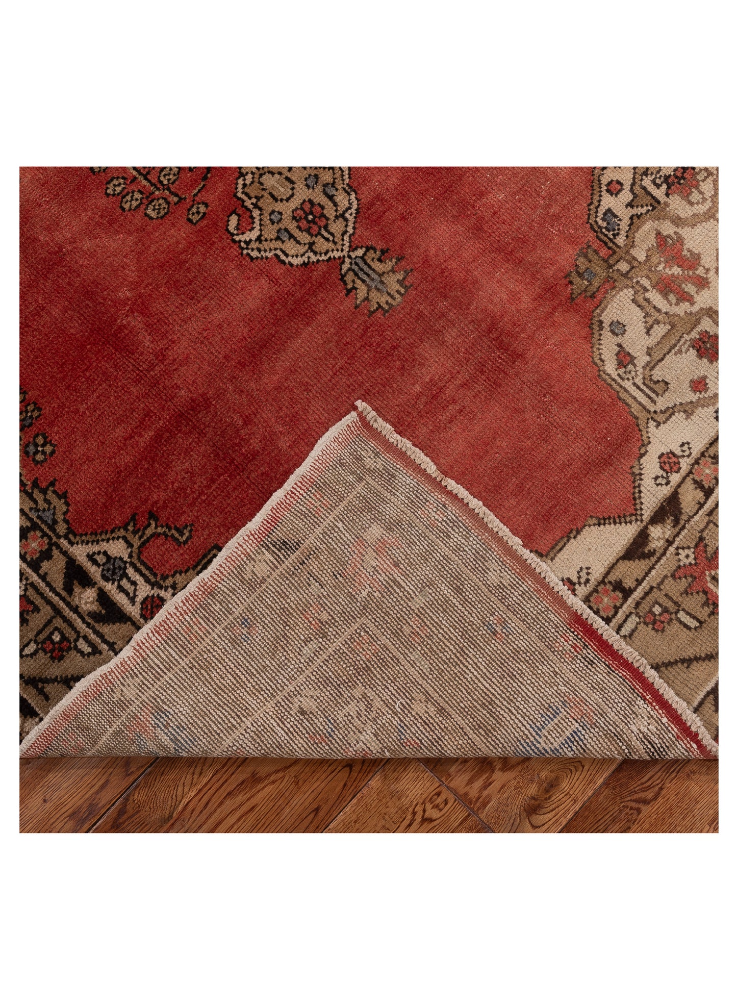 Old Anatolian 154174 Red Brown 4.9x9.6 Hand Knotted Rug