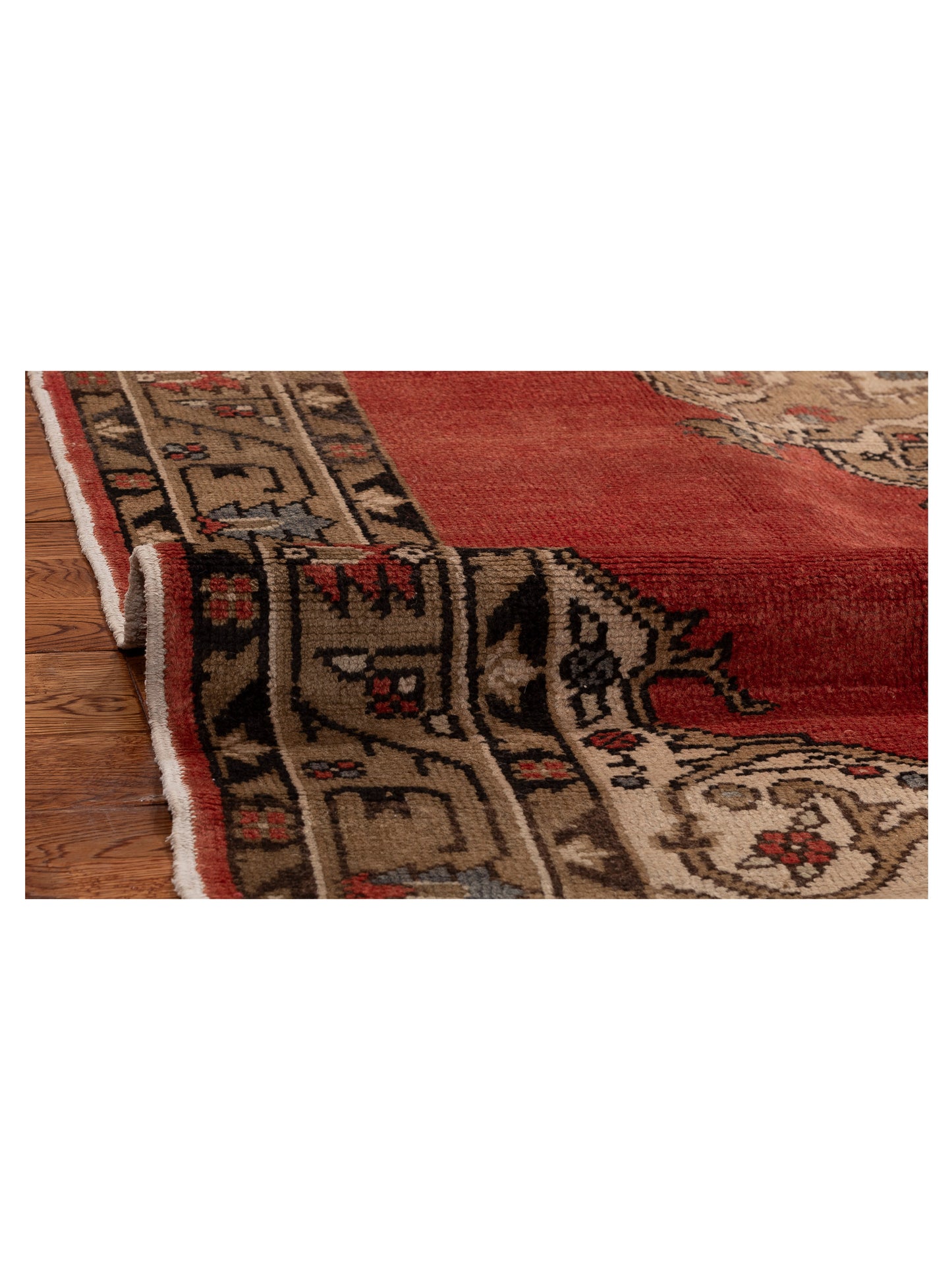 Old Anatolian 154174 Red Brown 4.9x9.6 Hand Knotted Rug