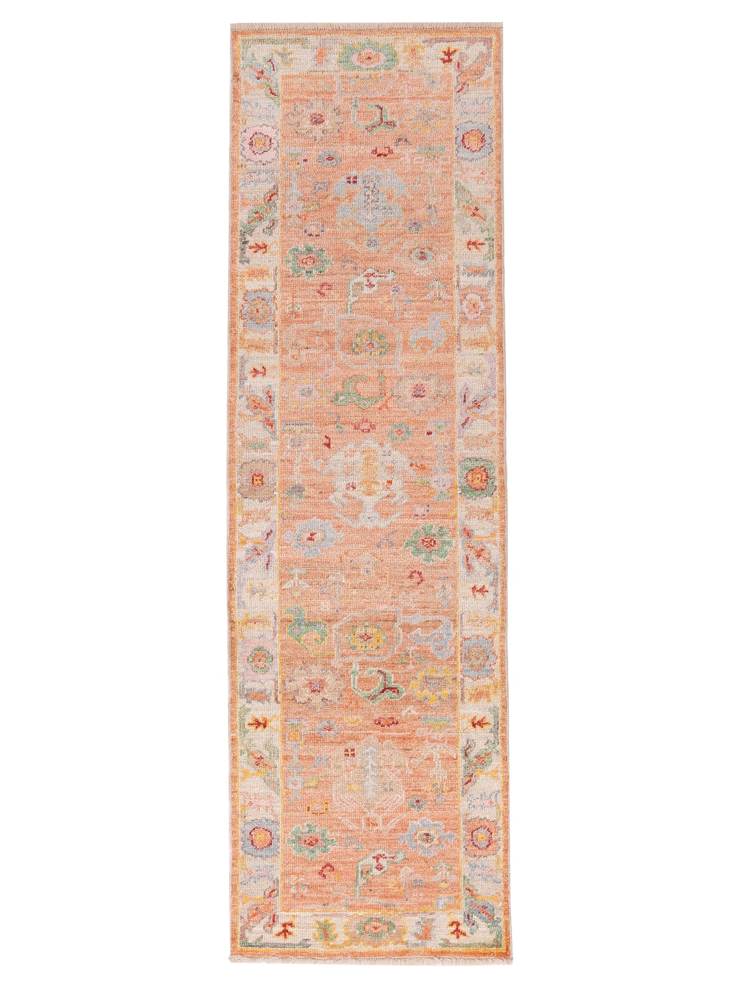 Anadol Angora Oushak  Pink Ivory Traditional