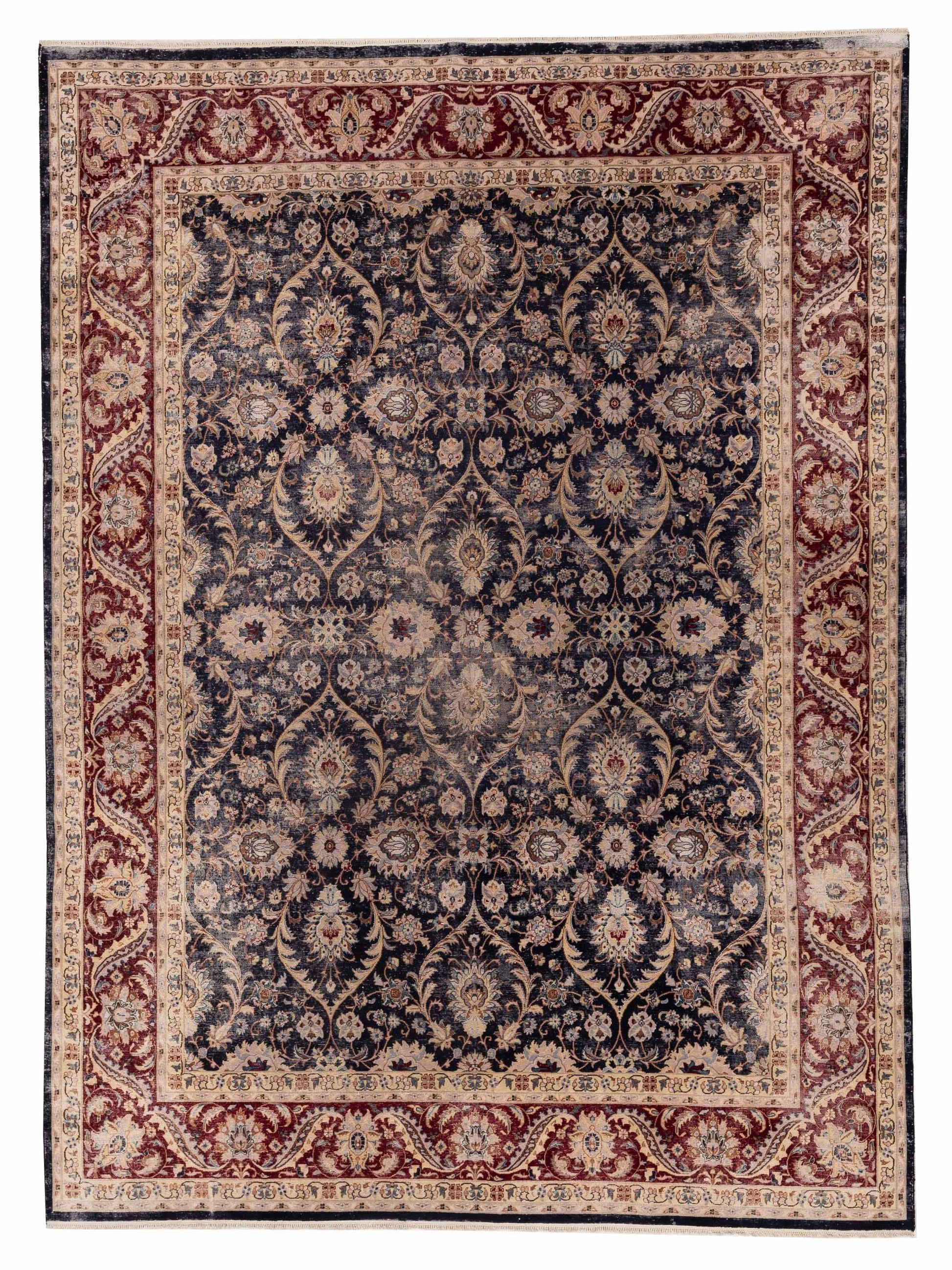 Rajpur Haji Jalili  Charcoal Red Transitional