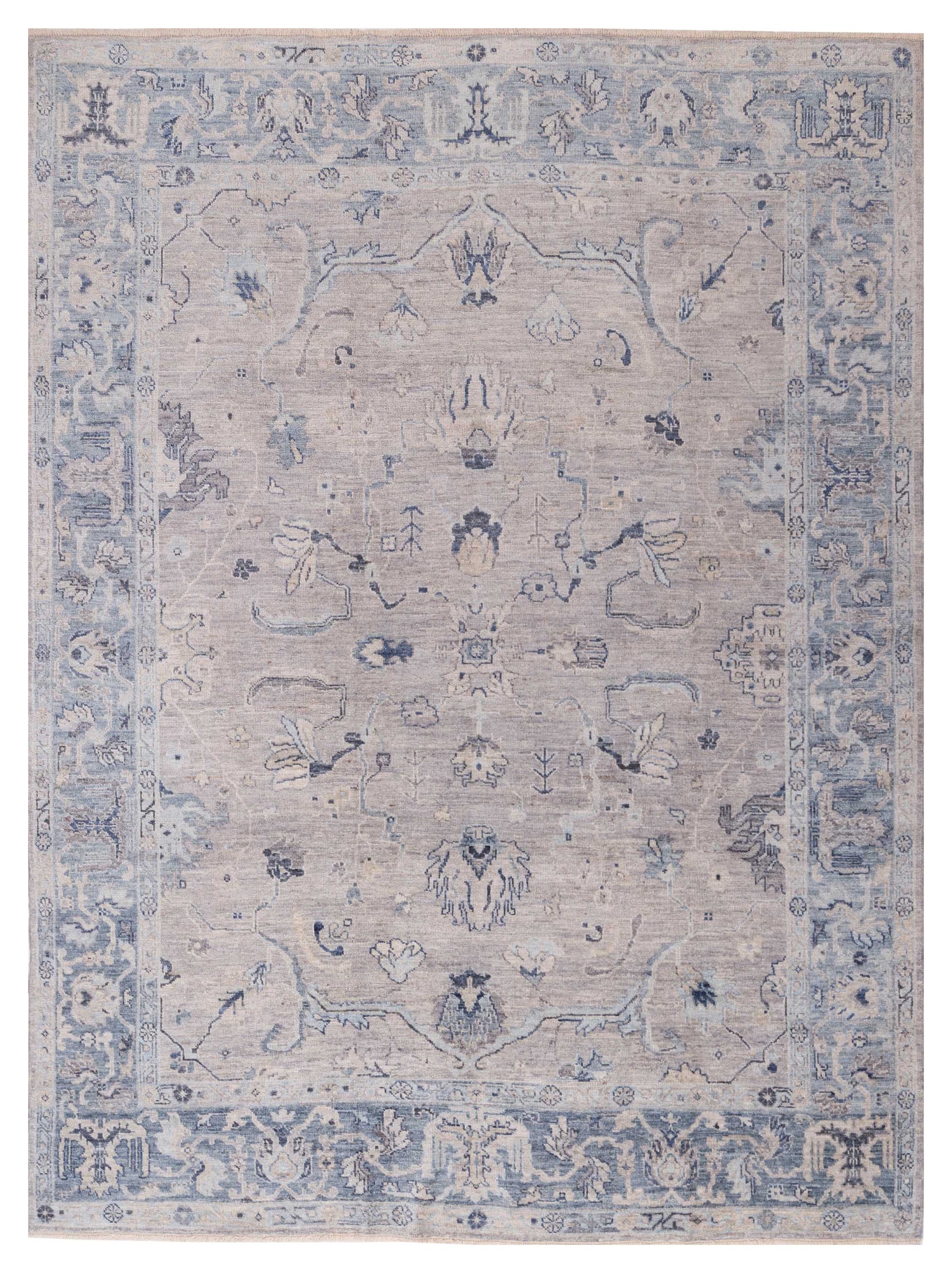 Anadol Angora Oushak  Gray Blue Traditional