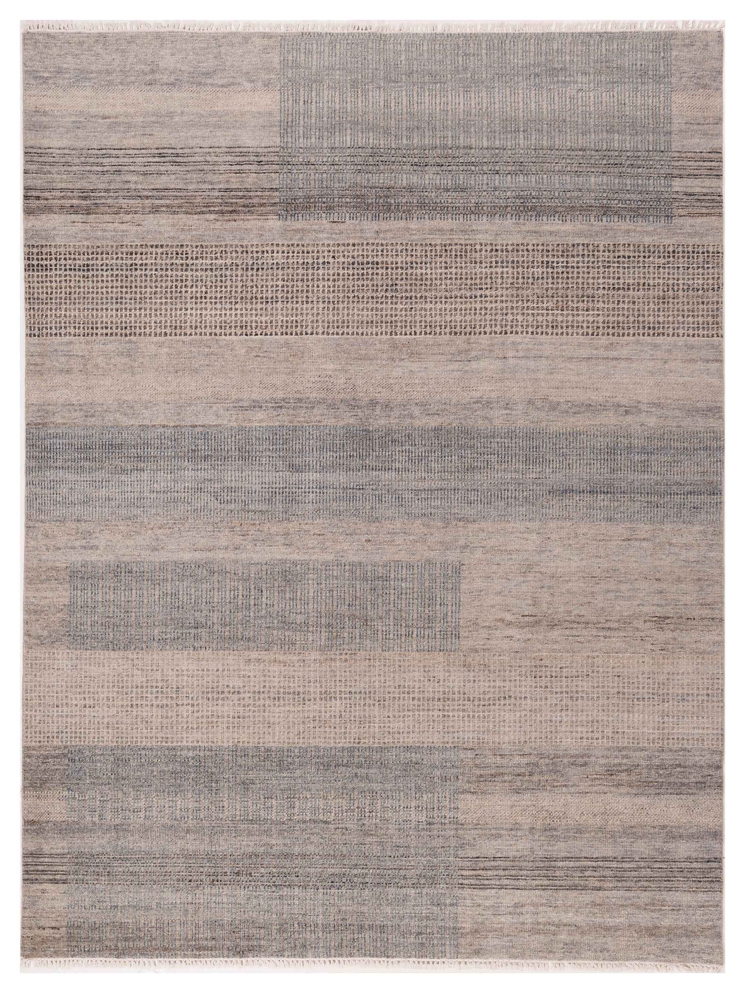 Aurore 154463 Silver Blue 8x10 Hand Knotted Rug