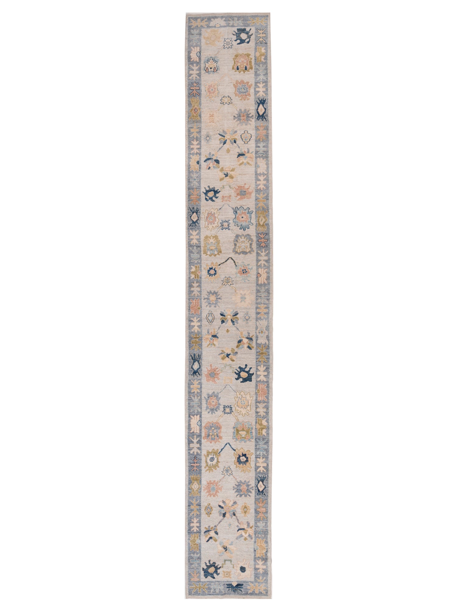 Pasha Anadol Oushak  Light Gray Gray Traditional