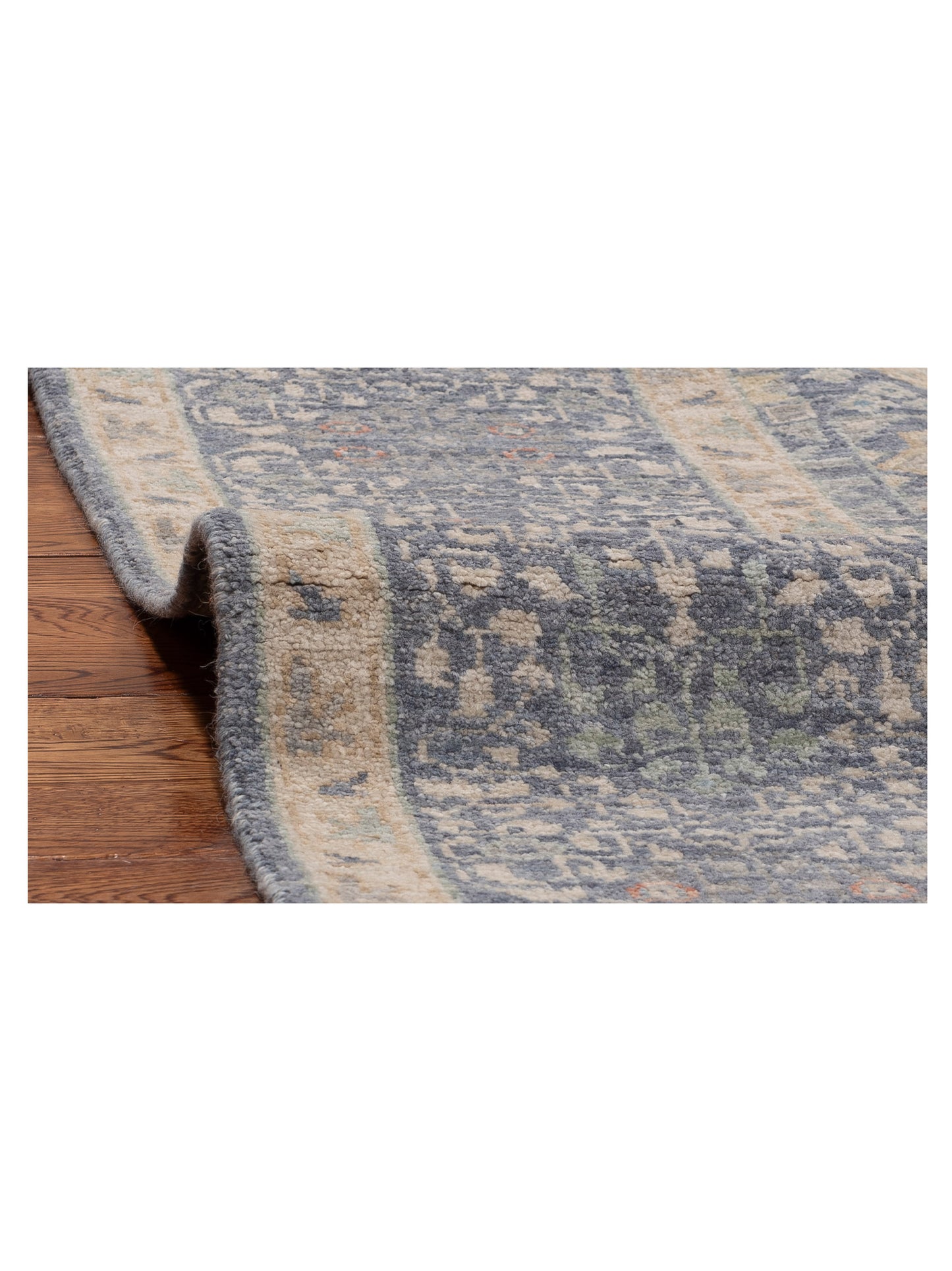 Mamluk 154532 Gray Gray 8.3x9.8 Hand Knotted Rug