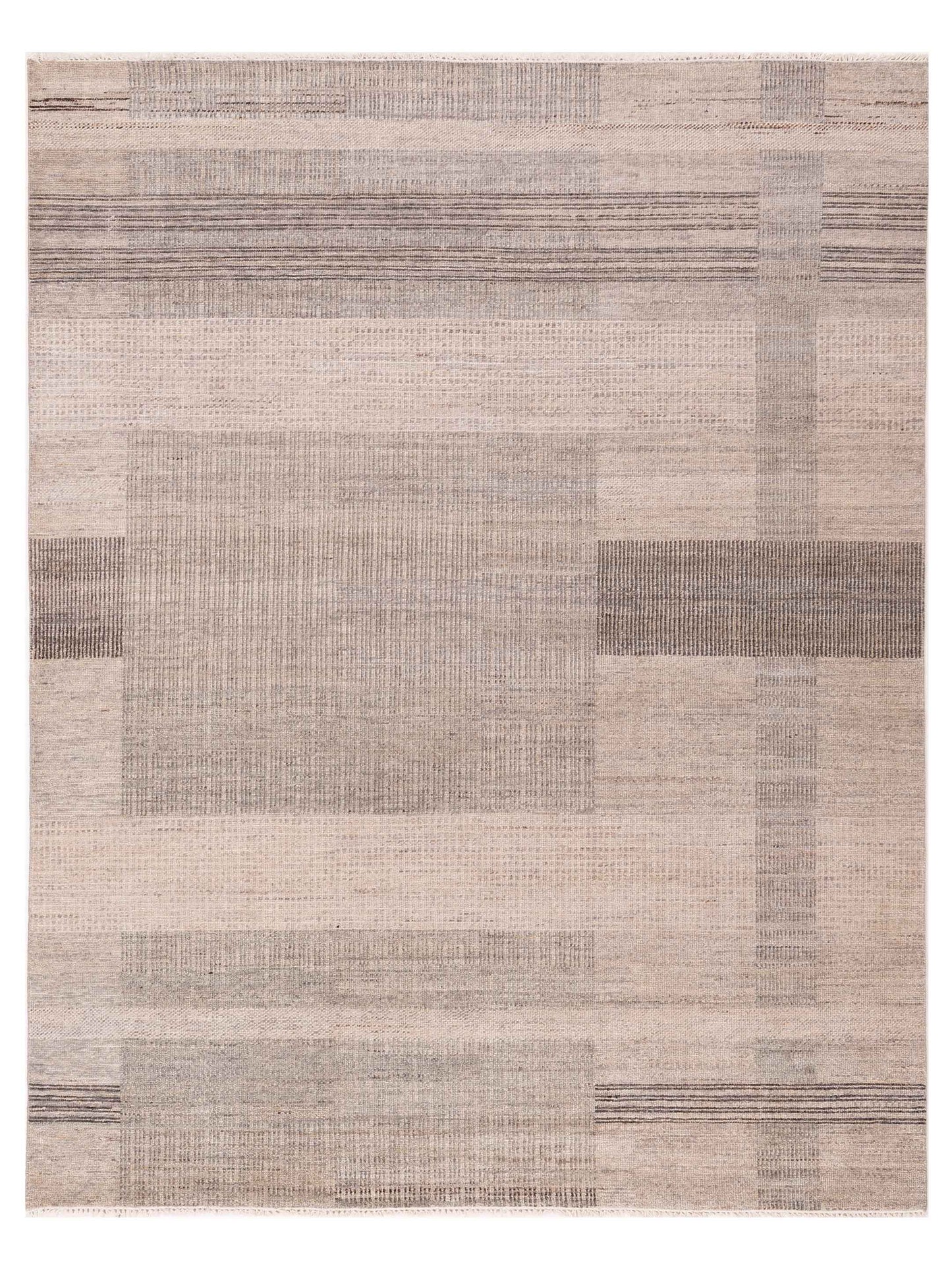 Aurore 154824 Gray Beige 7.11x10.2 Hand Knotted Rug