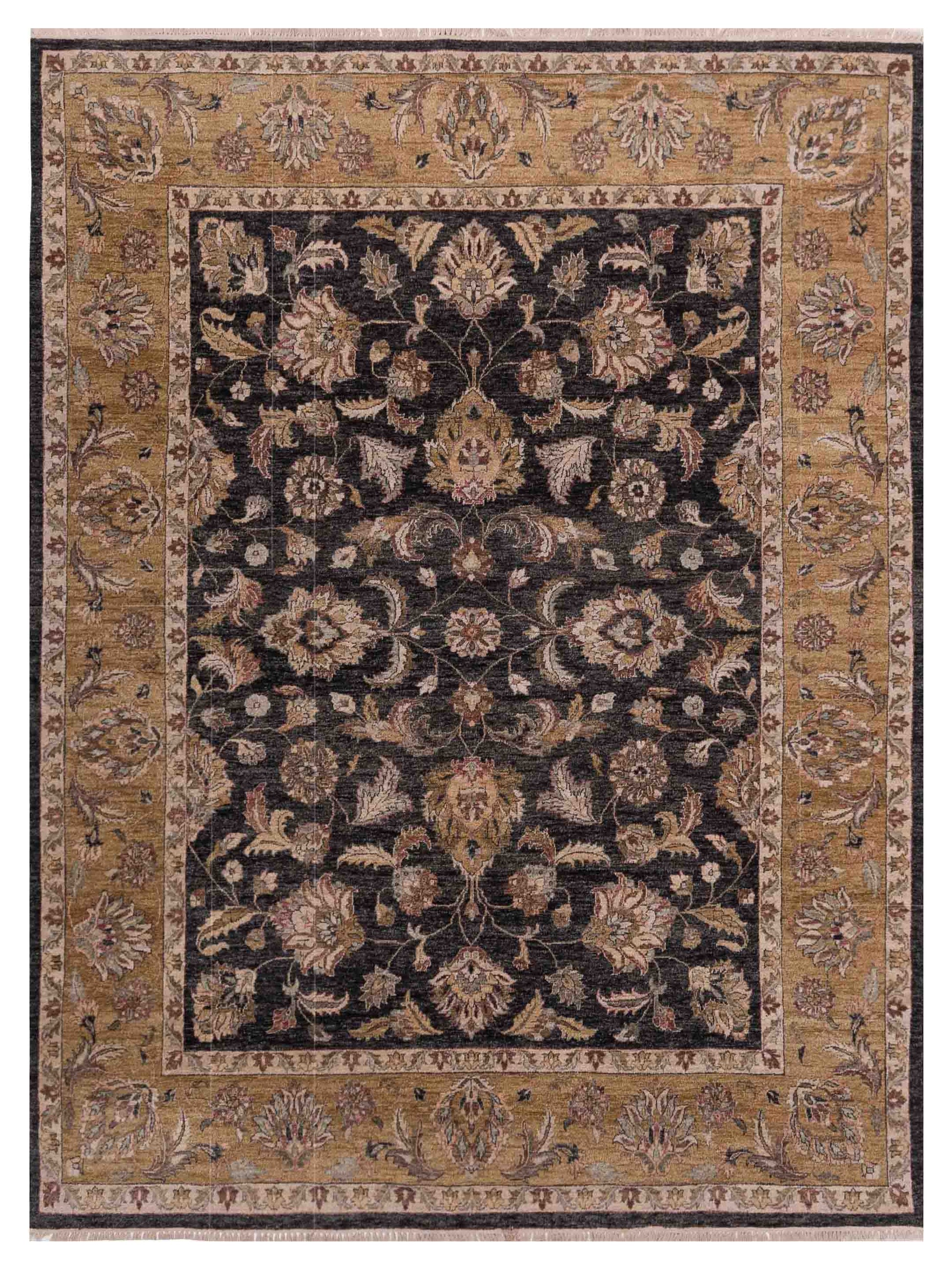 Rajpur Crown  Charcoal Gold Traditional
