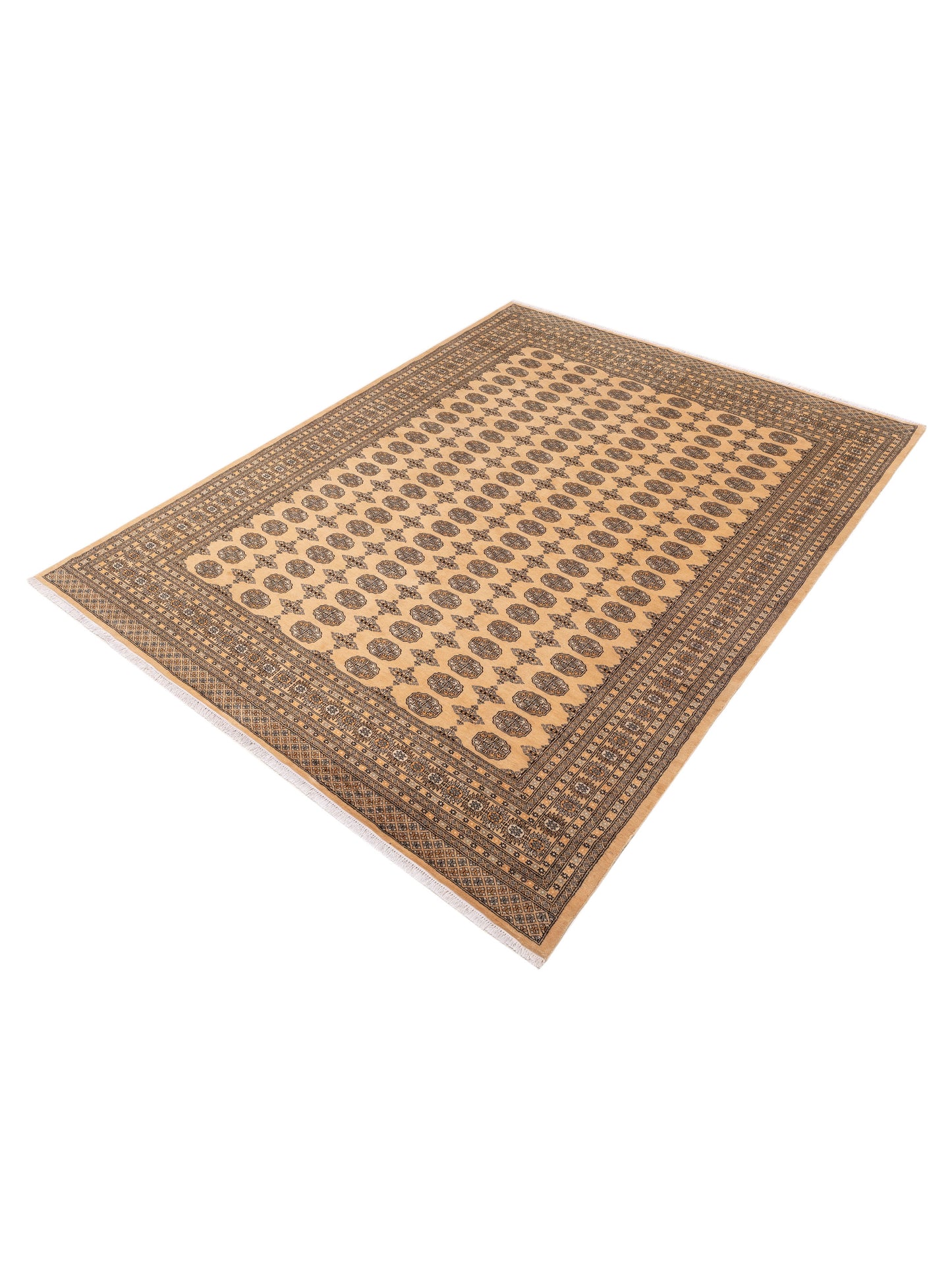 Bokhara 153399 Beige Beige 9.2x12.2 Hand Knotted Rug