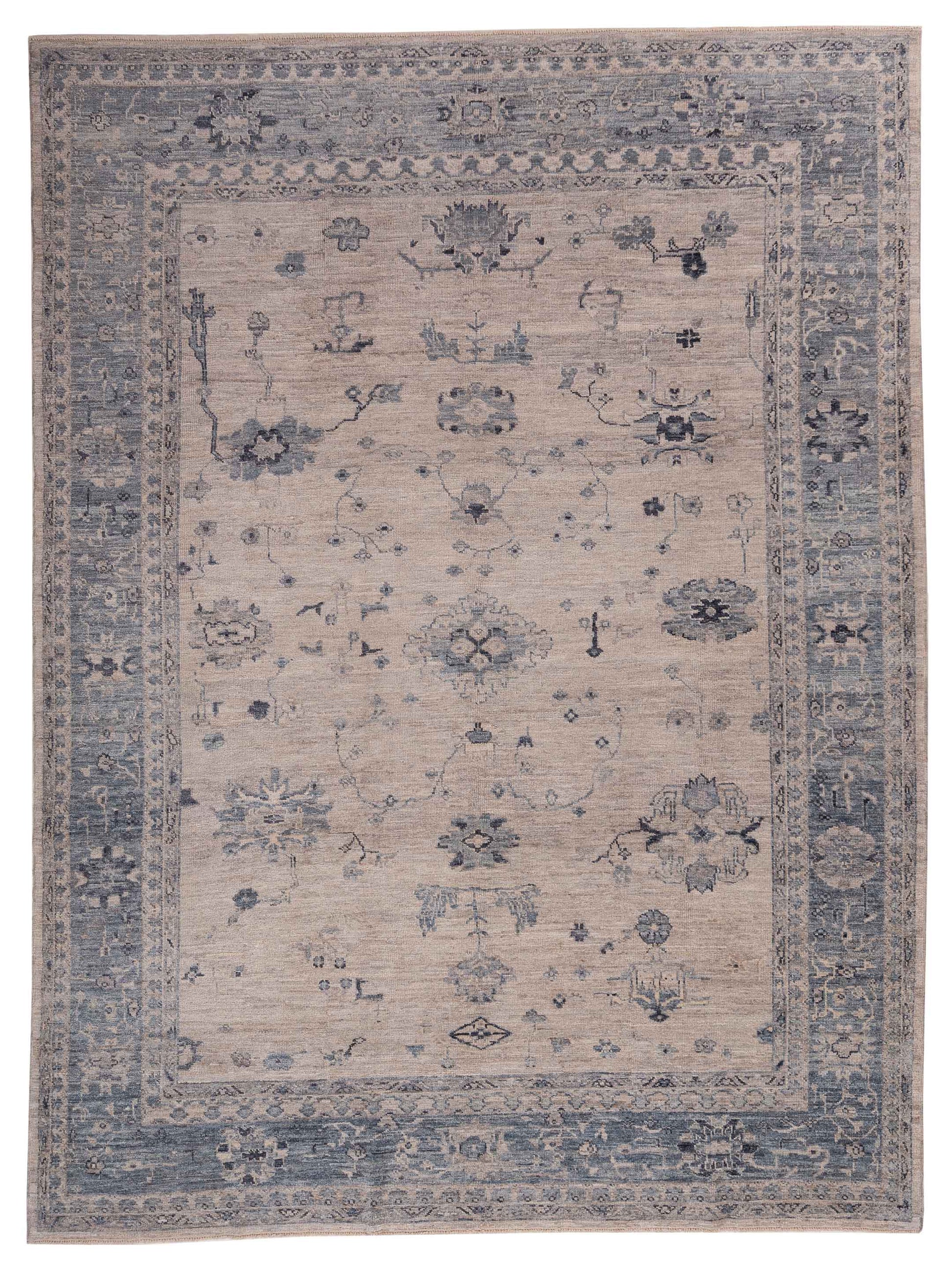 Anadol Angora Oushak  Silver Blue Traditional