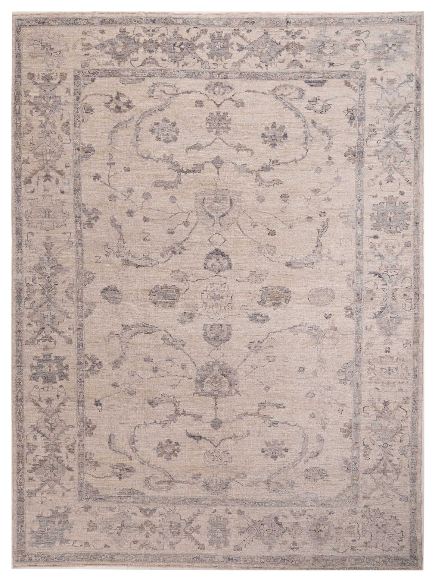 Anadol Angora Oushak  Ivory Ivory Traditional