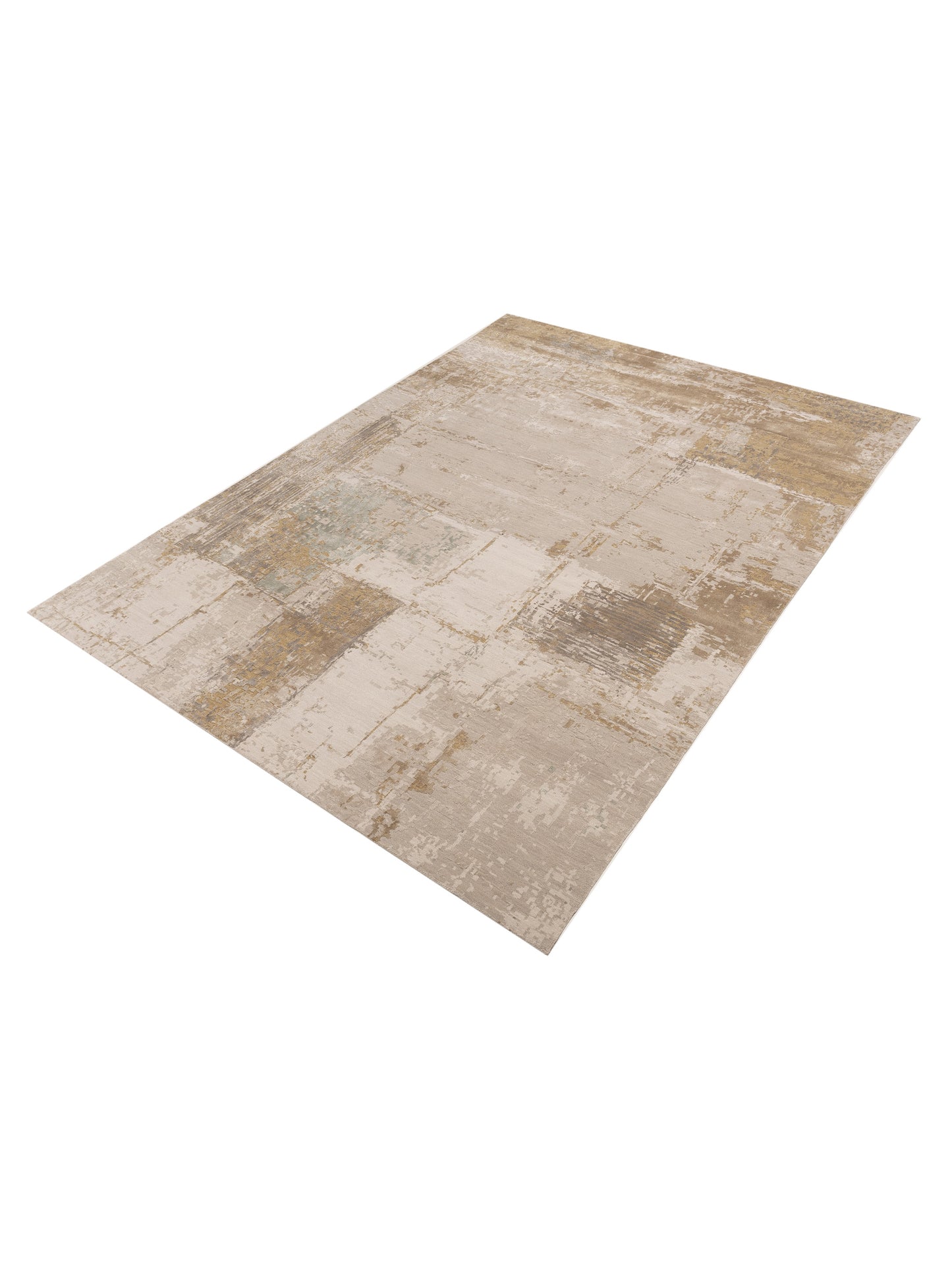 Tibetino 154832 Beige Gold 9x12 Hand Knotted Rug