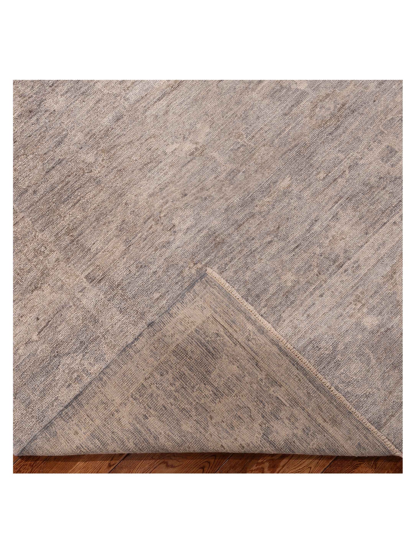 Angora Oushak 156215 Gray Gray 9x11.7 Hand Knotted Rug