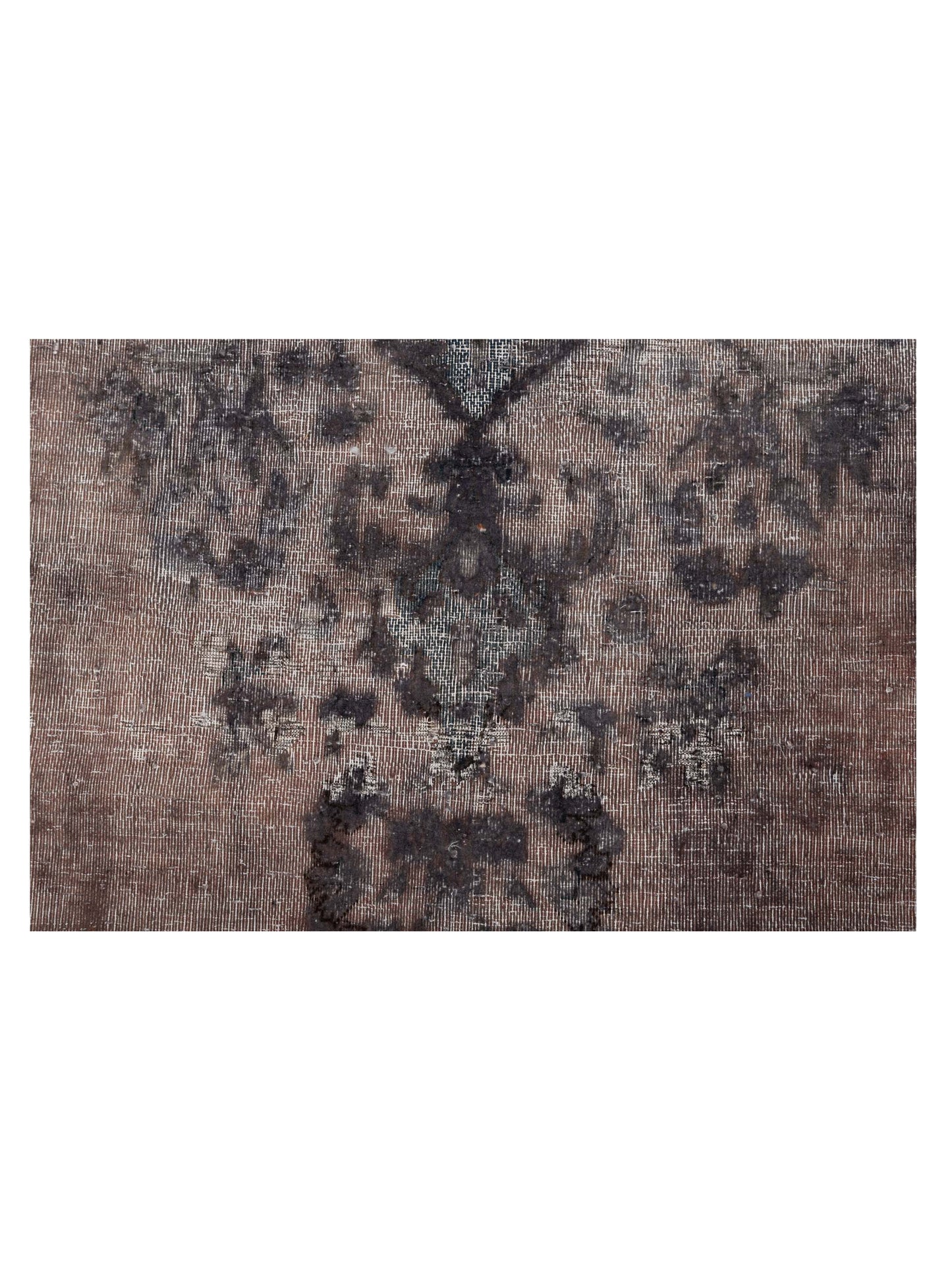 Vintage 130374 Dark Gray 9.11x13.1 Hand Knotted Rug