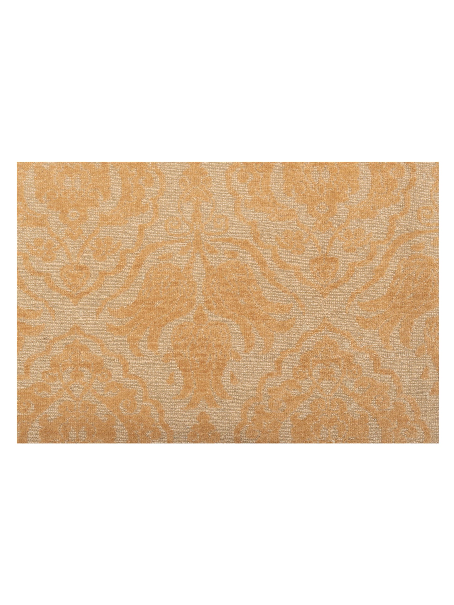 Defne Tulip Cream Gold 6.3x9 Hand Knotted Rug
