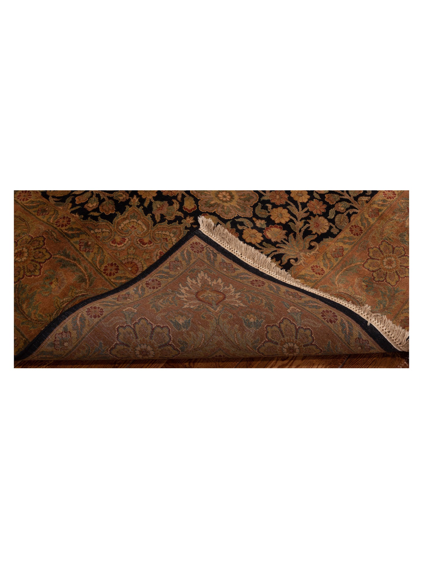Jahan 83434 Black Gold 8x9 Hand Knotted Rug