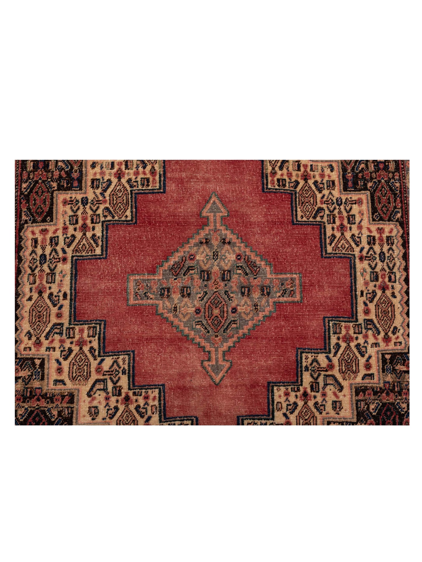 Persian 147667 Rust Rust 3.11x5.5 Hand Knotted Rug
