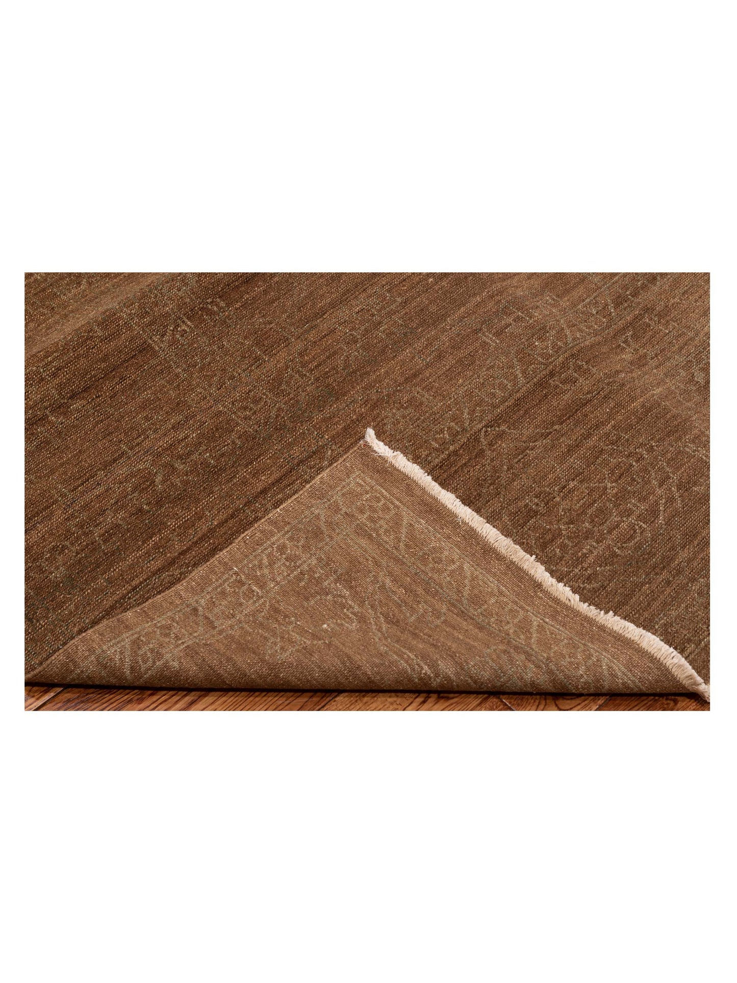 Defne Jade Brown Brown 9.2x11.11 Hand Knotted Rug