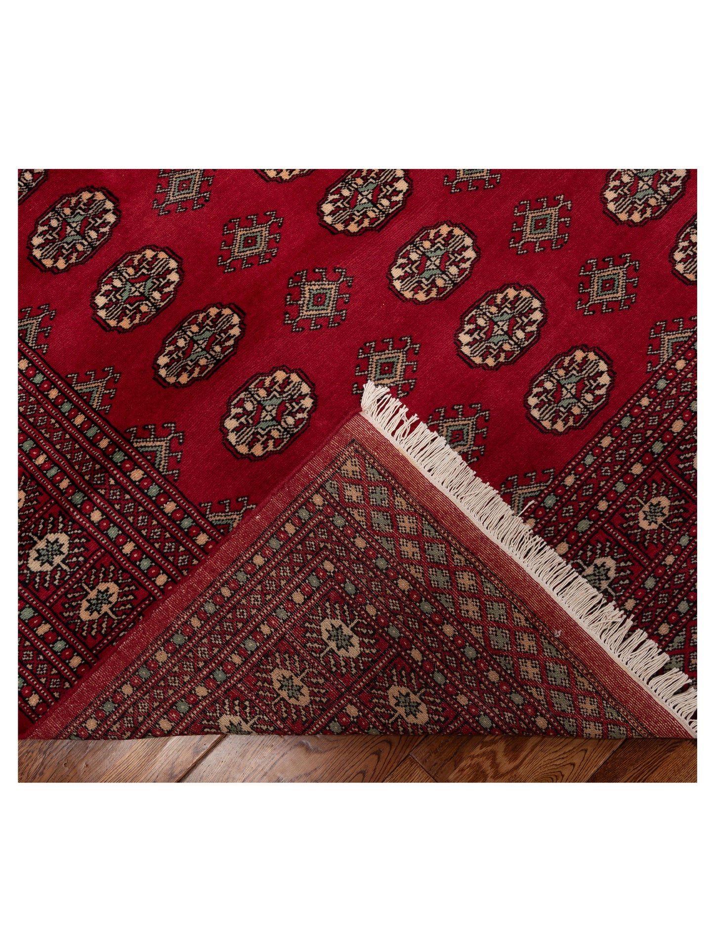 Bokhara 153395 Red Red 8.2x10.1 Hand Knotted Rug