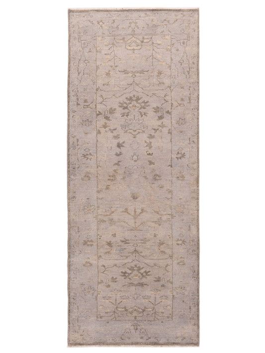 Rajpur Oushak Shah  Gray Gray Traditional