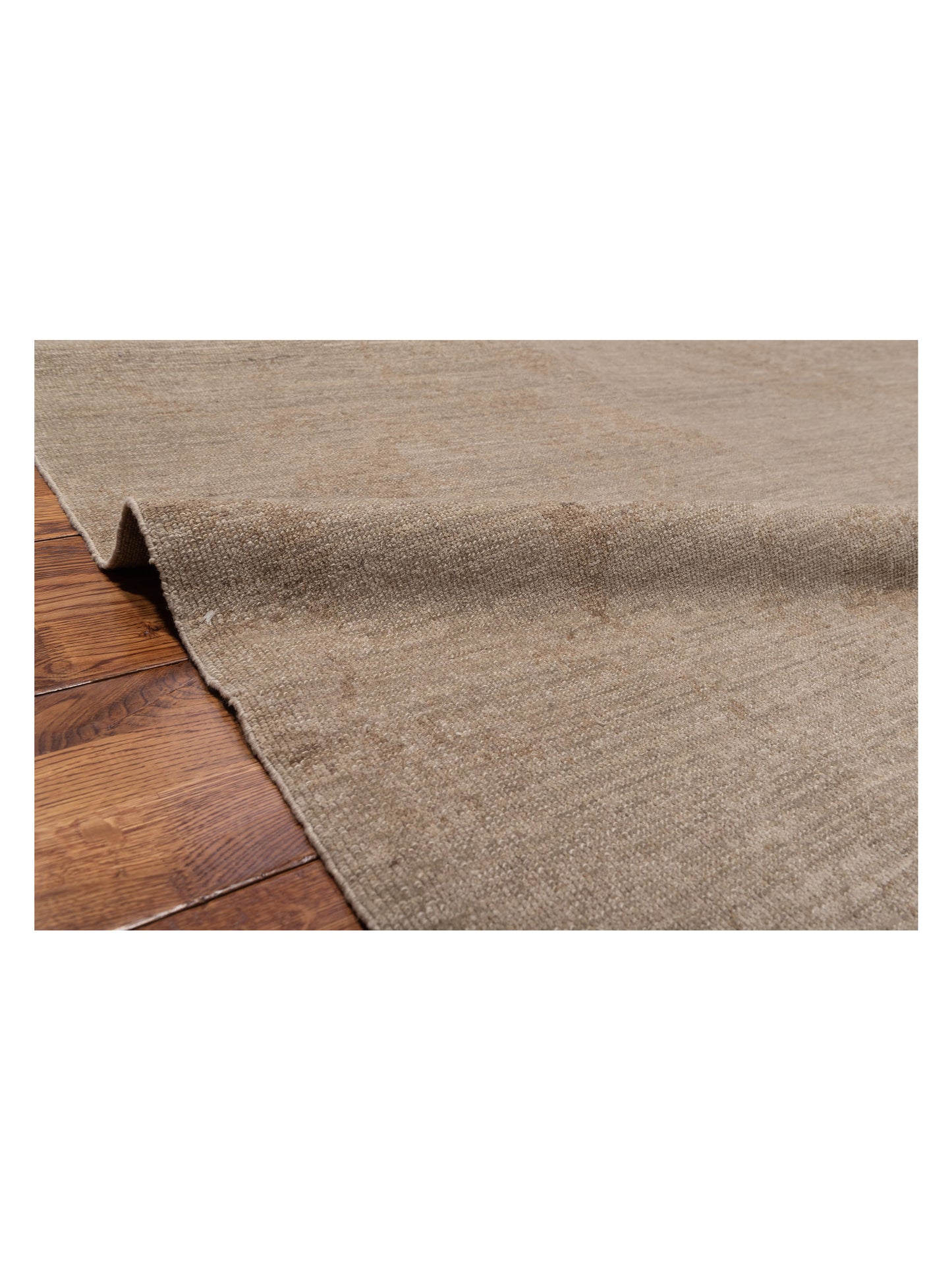 Defne Kathy Silver Brown 6.2x8.10 Hand Knotted Rug