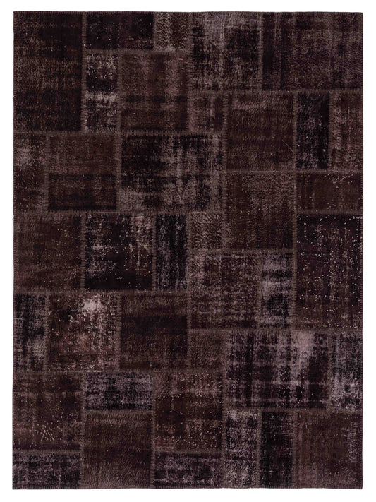 Pasha Turkish Vestige Patchwork  Dark Brown  Contemporary