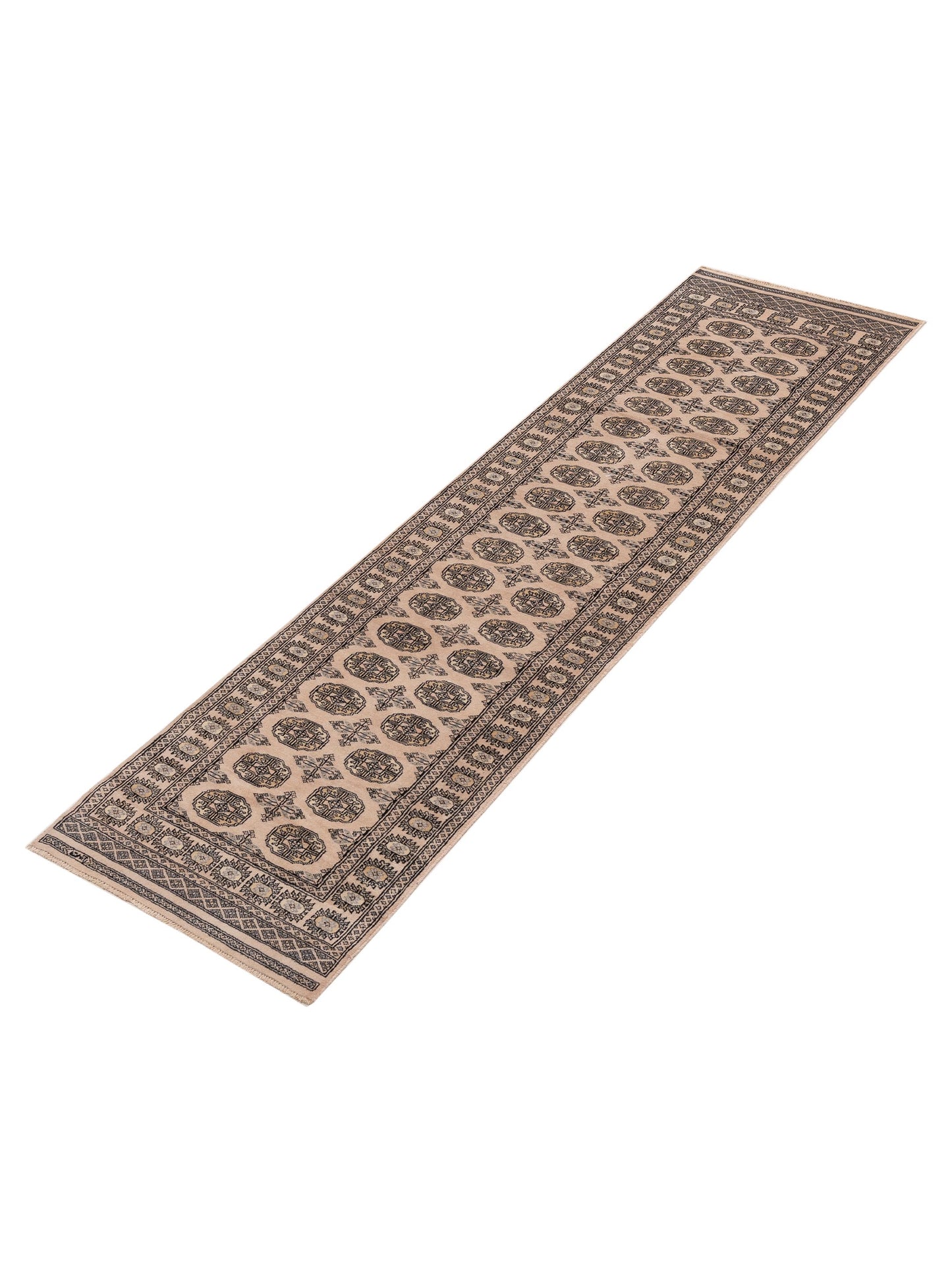 Bokhara 154352 Beige Beige 2.8x9.11 Hand Knotted Rug