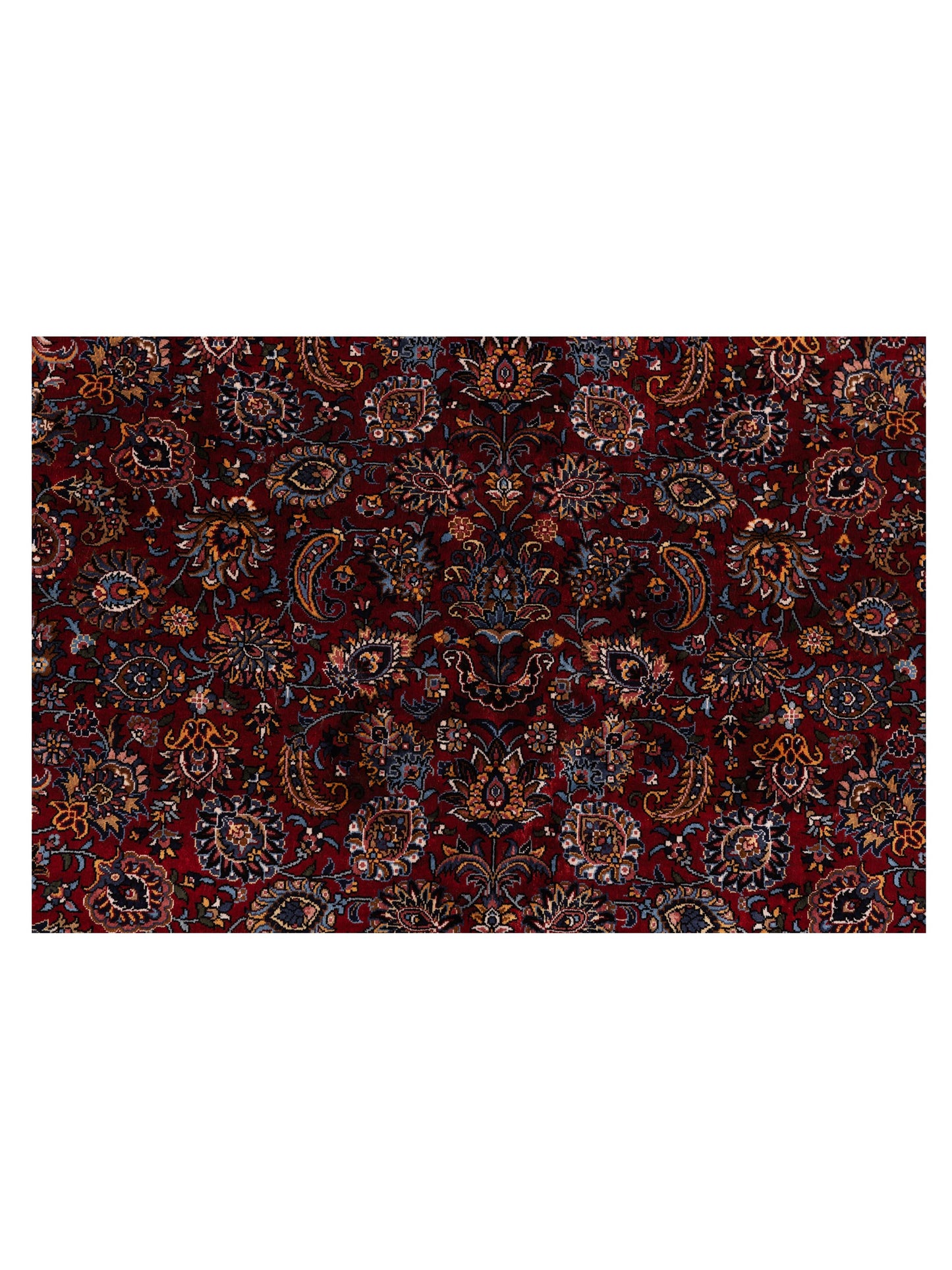 Pure Silk 122078 Red Red 4.1x6.1 Hand Knotted Rug