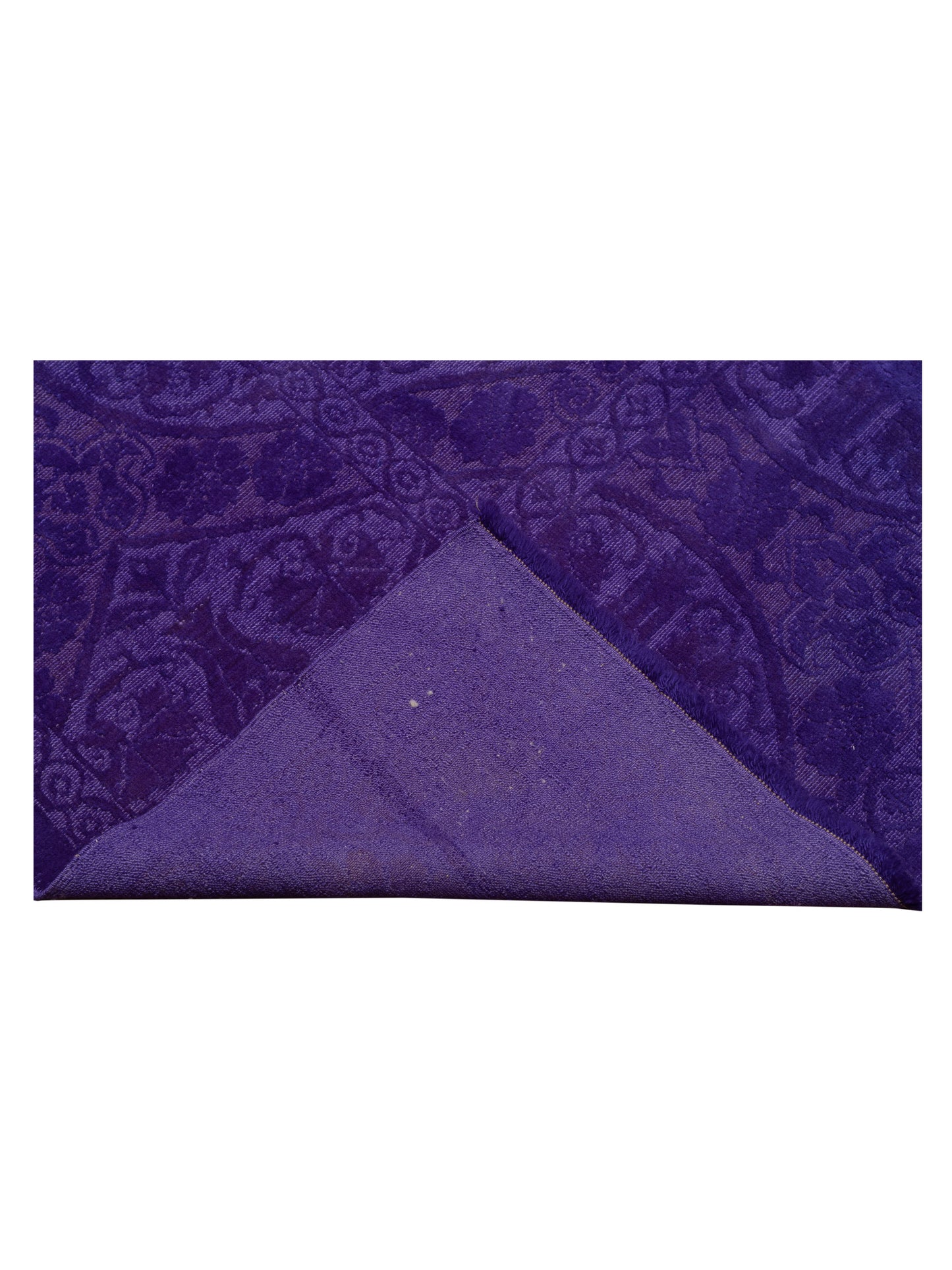 Color Bouquet 108861 Purple Purple 10.4x13.5 Hand Knotted Rug