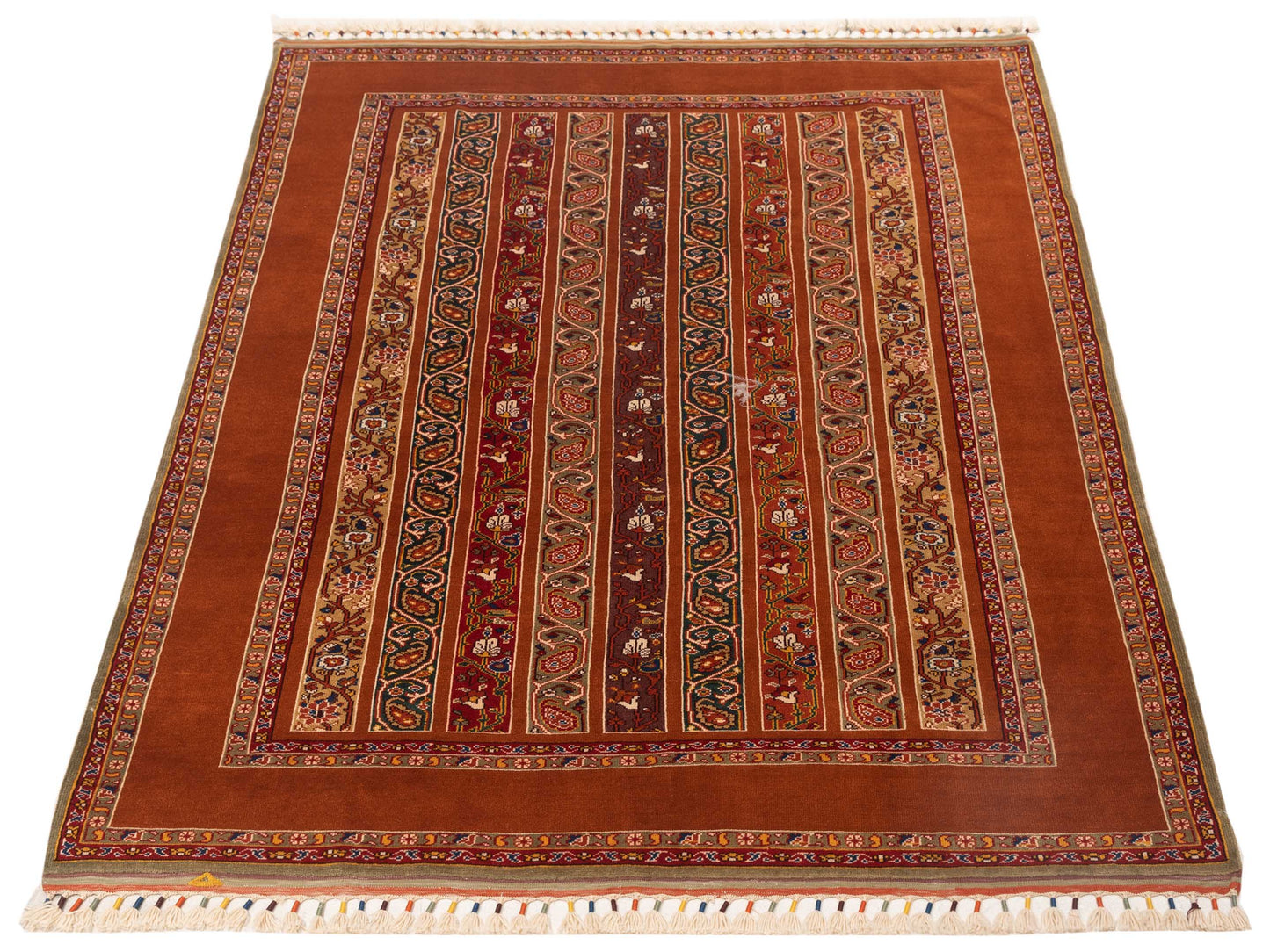 Shawl 145133 Multi 6.7x8.10 Hand Knotted Rug