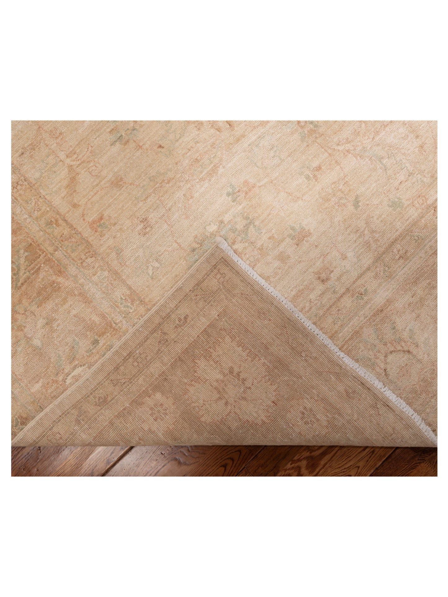 Sultan 118991 Ivory Brown 8.3x9.7 Hand Knotted Rug